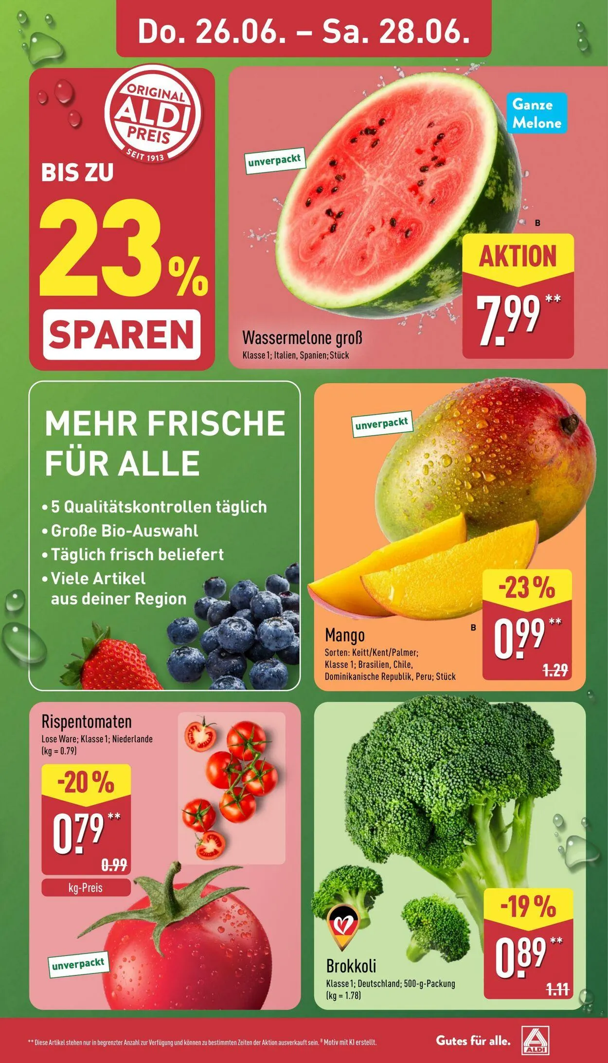 Aldi-Nord von 23. Juni bis 28. Juni 2025 - Prospekt seite 3