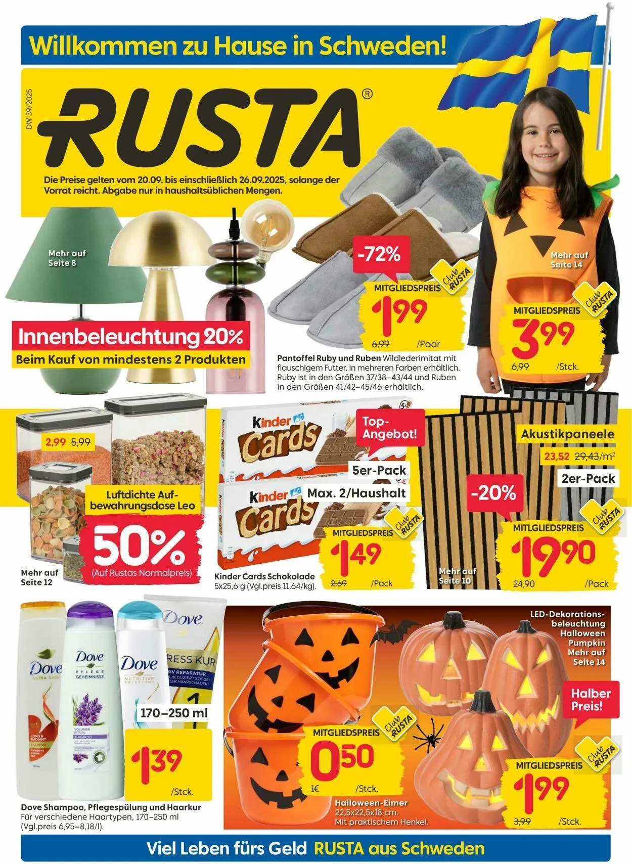 Rusta von 22. September bis 6. Oktober 2025 - Prospekt seite 1