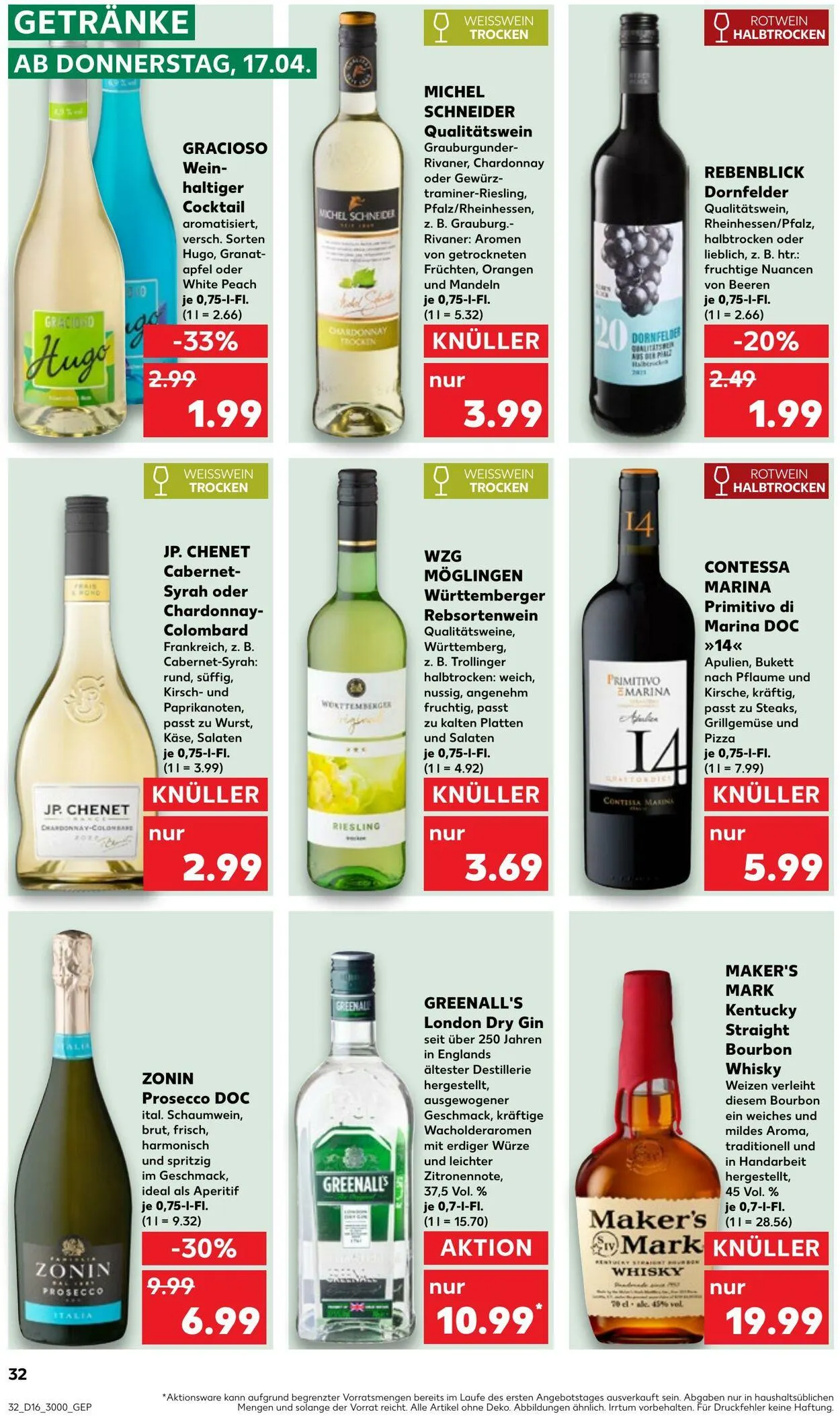 Kaufland - Bergen von 17. April bis 23. April 2025 - Prospekt seite 32