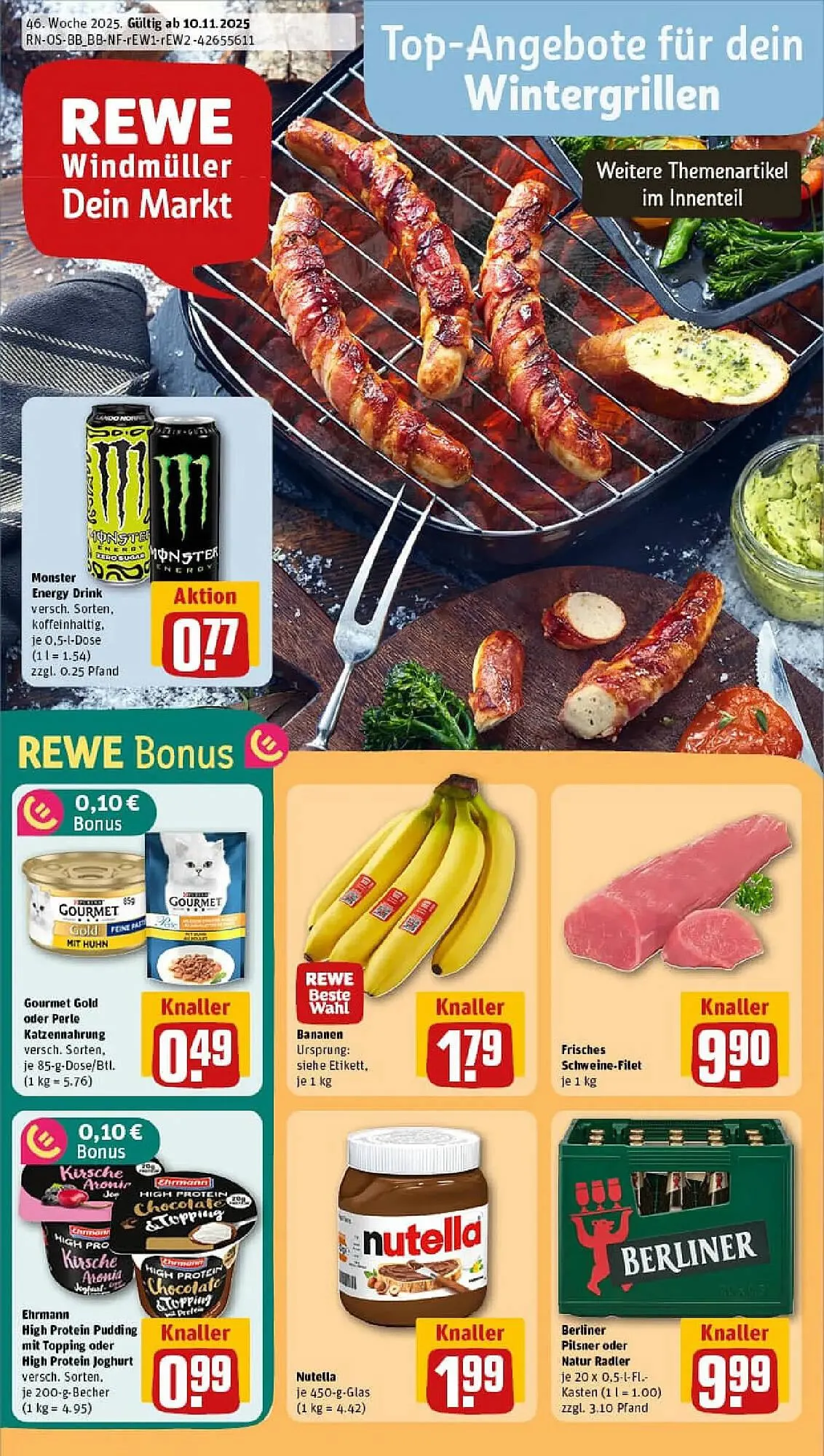 REWE Prospekt von 9. November bis 16. November 2025 - Prospekt seite 1