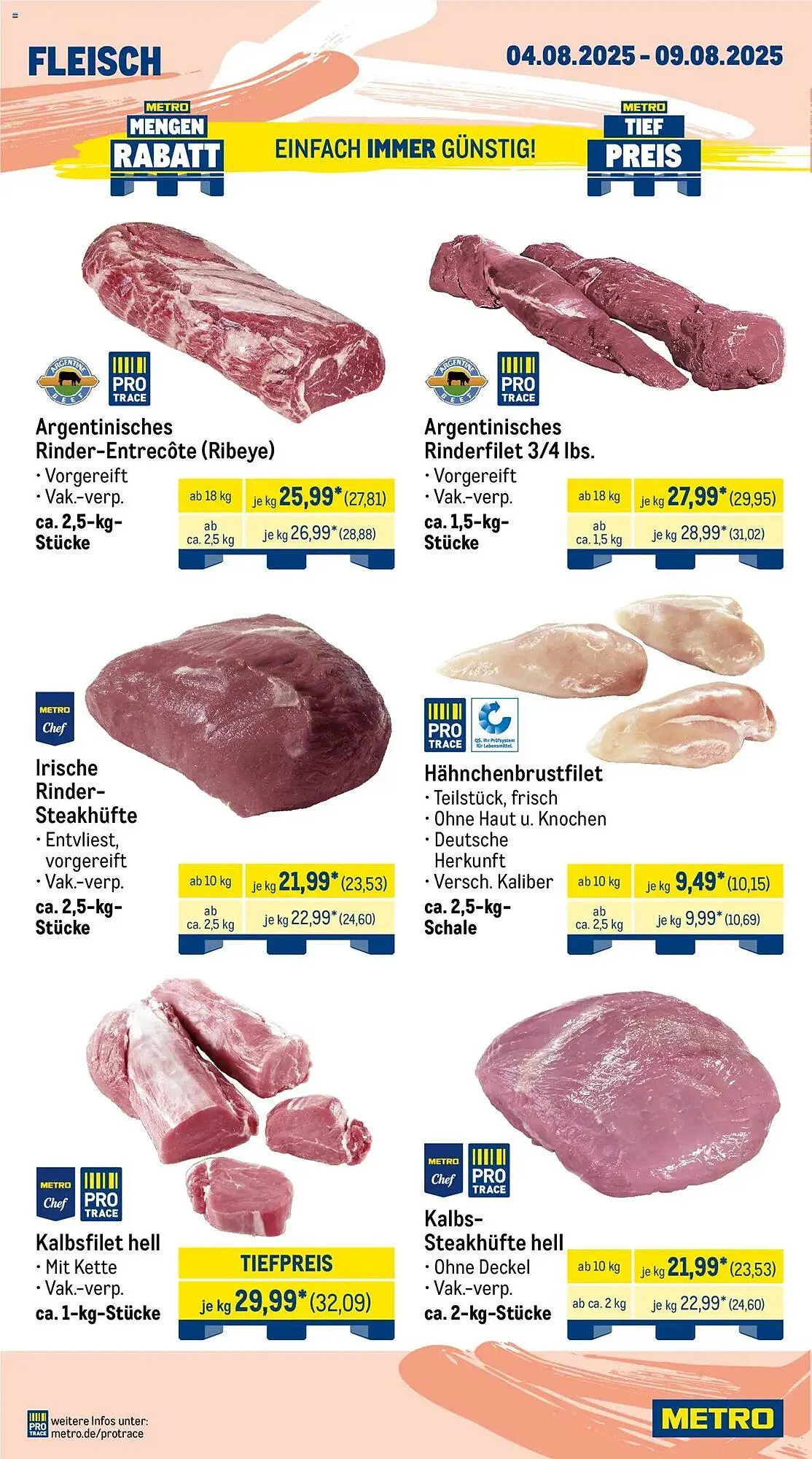 METRO Prospekt von 4. August bis 9. August 2025 - Prospekt seite 2