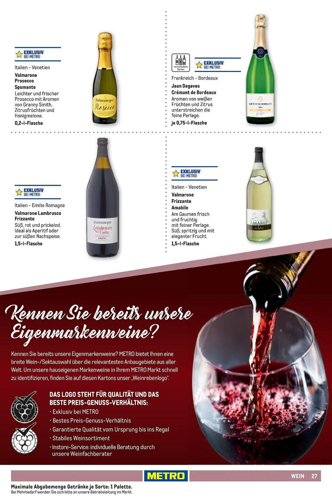 METRO Prospekt von 25. März bis 8. April 2026 - Prospekt seite 27