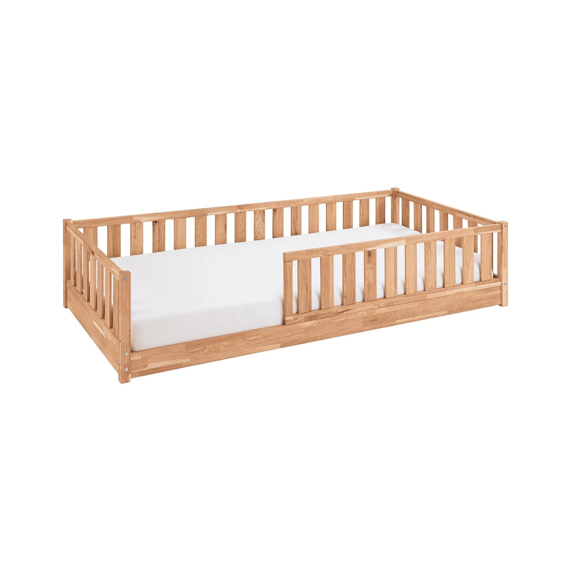 Bett Loco Gestell Wildeiche massiv 90x200 cm