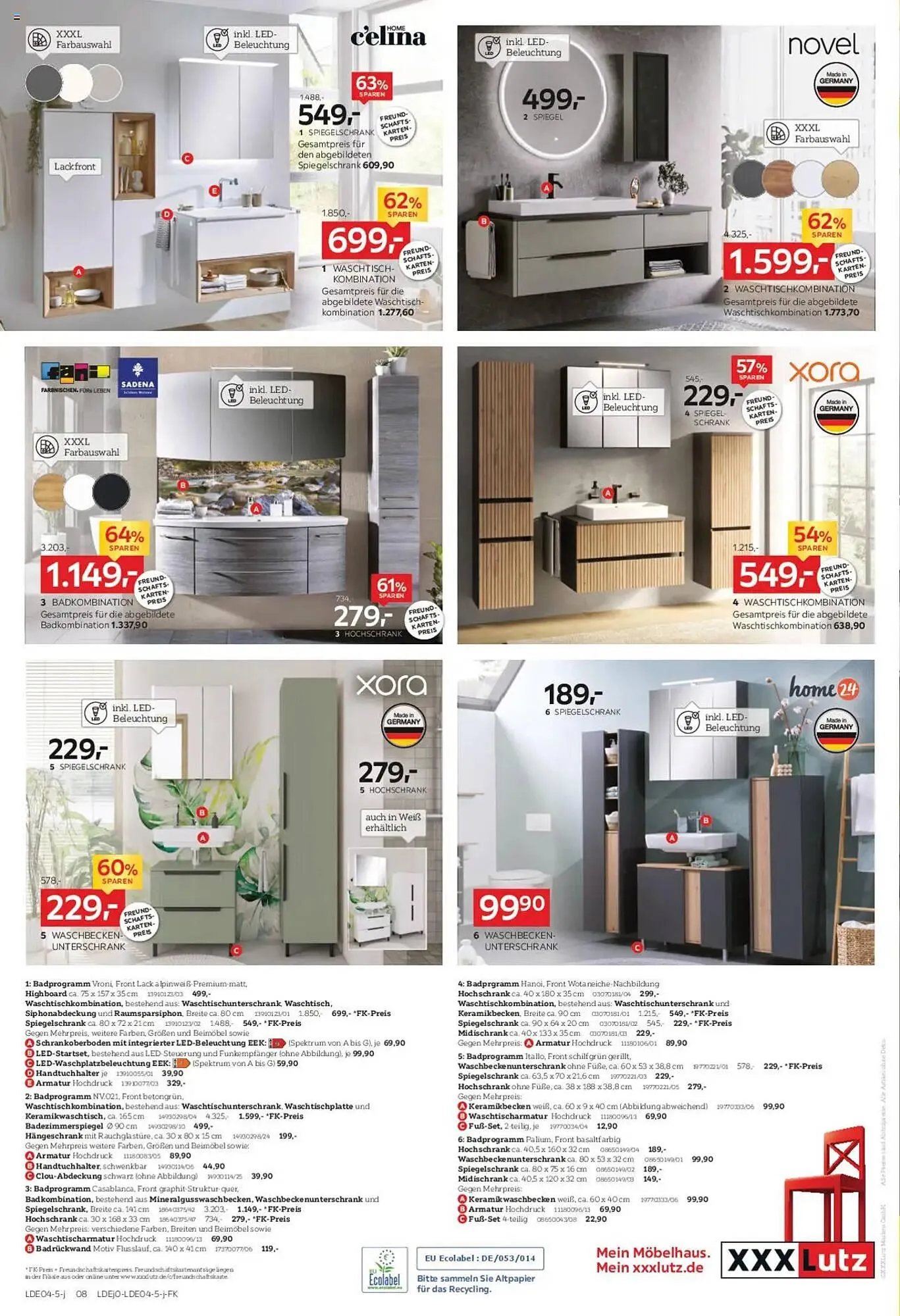 XXXLutz Prospekt von 22. März bis 20. April 2025 - Prospekt seite 8