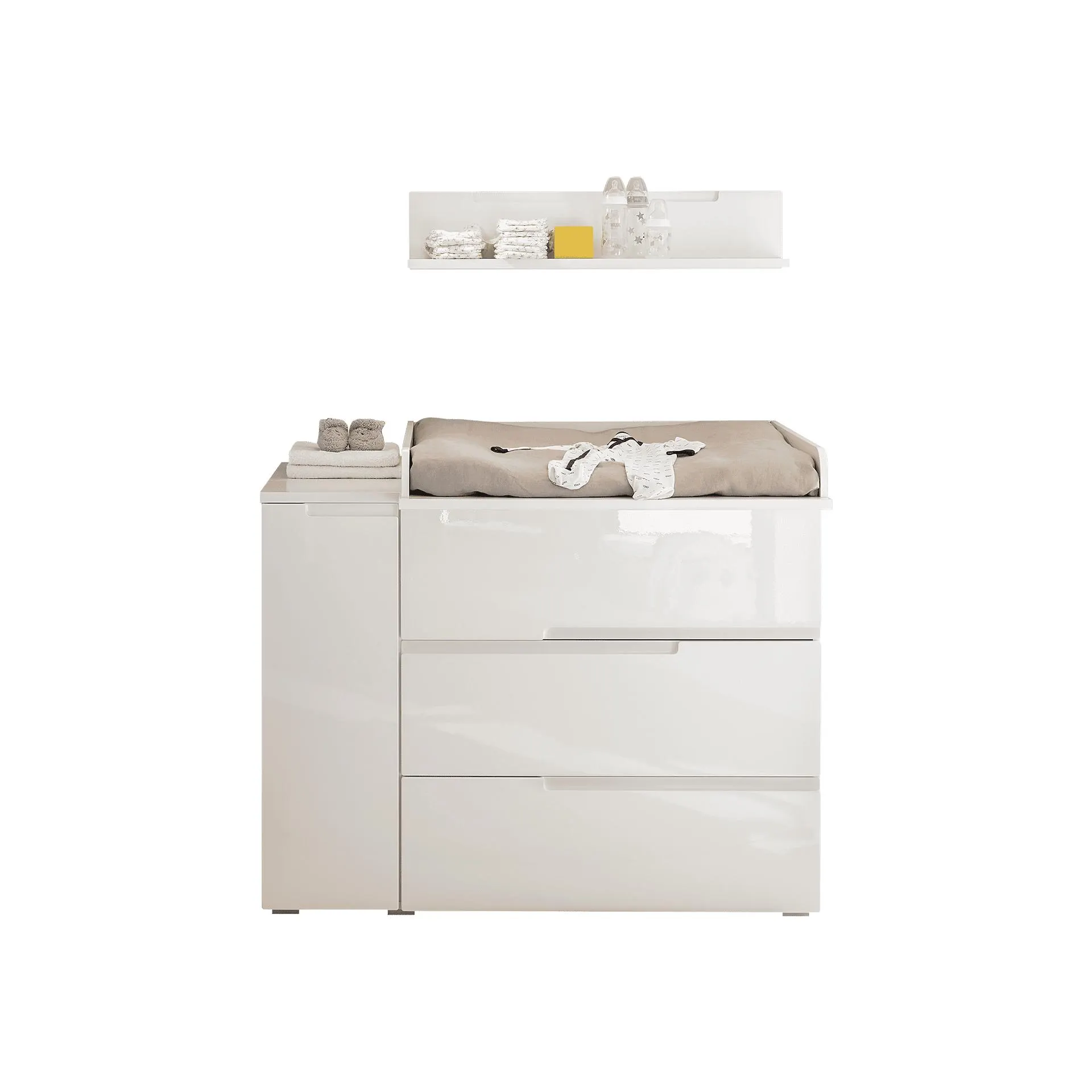 Zauberzwerg Wickelkommode Spatz Weiß