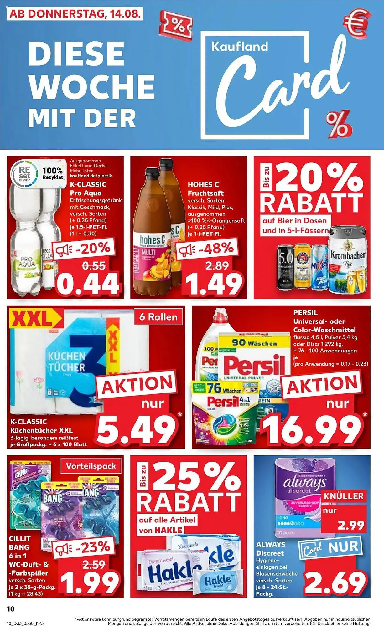 Kaufland Prospekt von 14. August bis 20. August 2025 - Prospekt seite 10