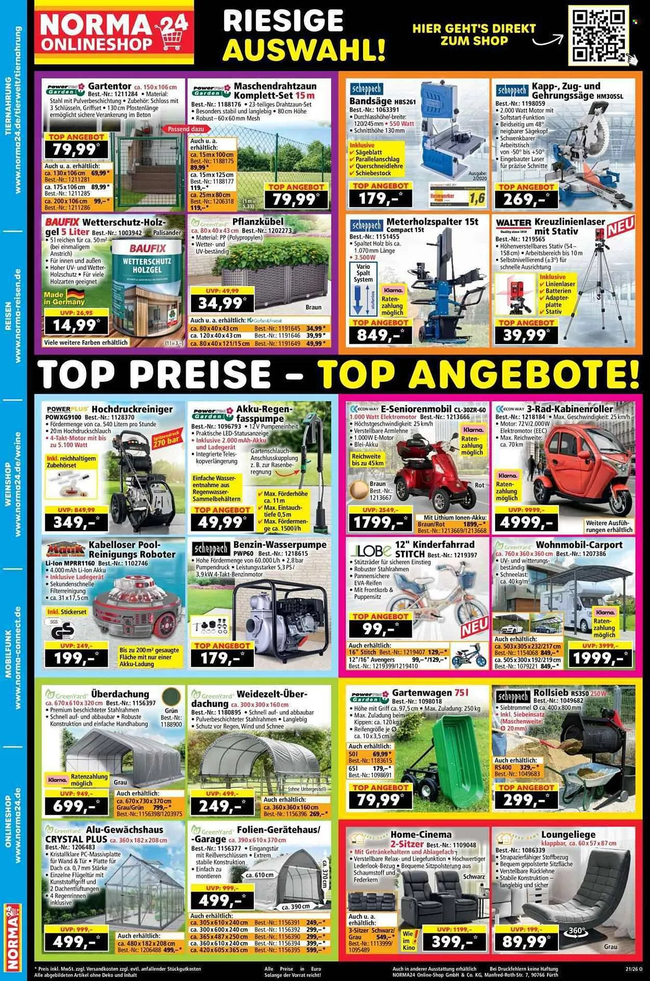 Norma Prospekt von 18. Mai bis 24. Mai 2026 - Prospekt seite 21