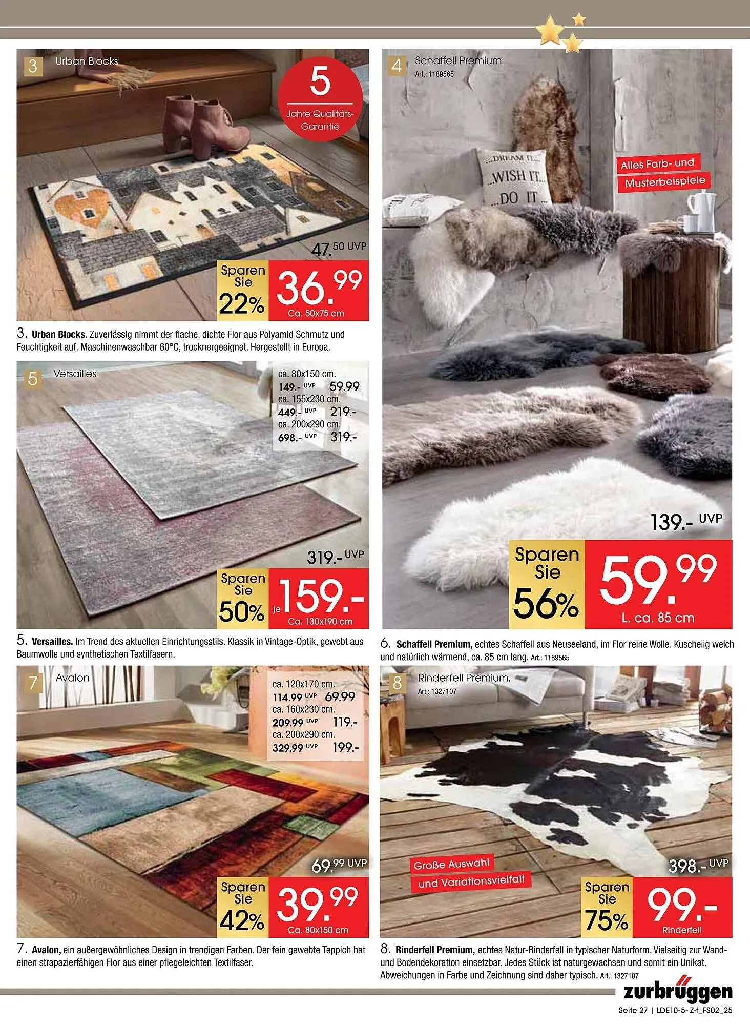 Zurbrüggen Prospekt von 11. Oktober bis 15. November 2025 - Prospekt seite 27