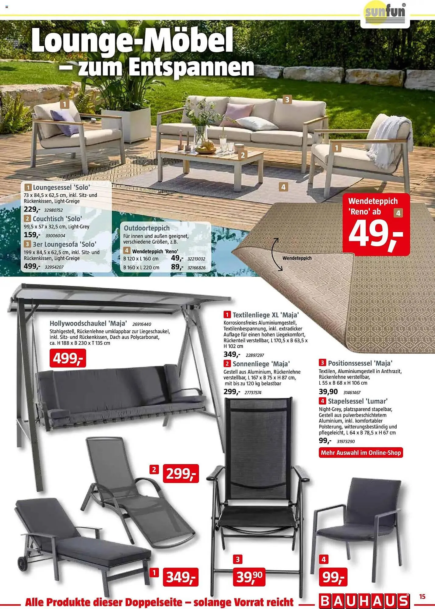 Bauhaus Prospekt von 28. Februar bis 28. März 2026 - Prospekt seite 15