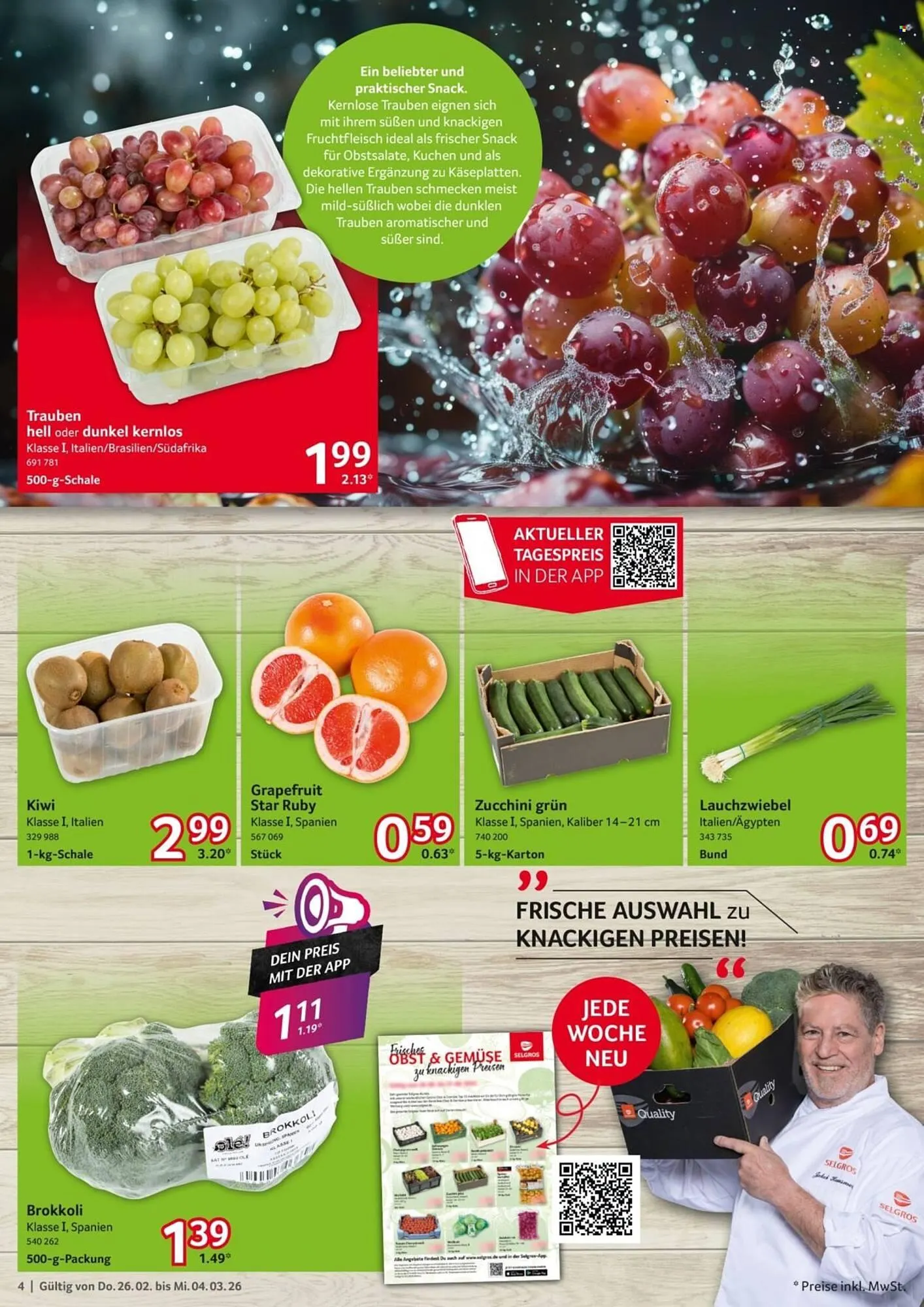 Selgros Prospekt von 26. Februar bis 4. März 2026 - Prospekt seite 4