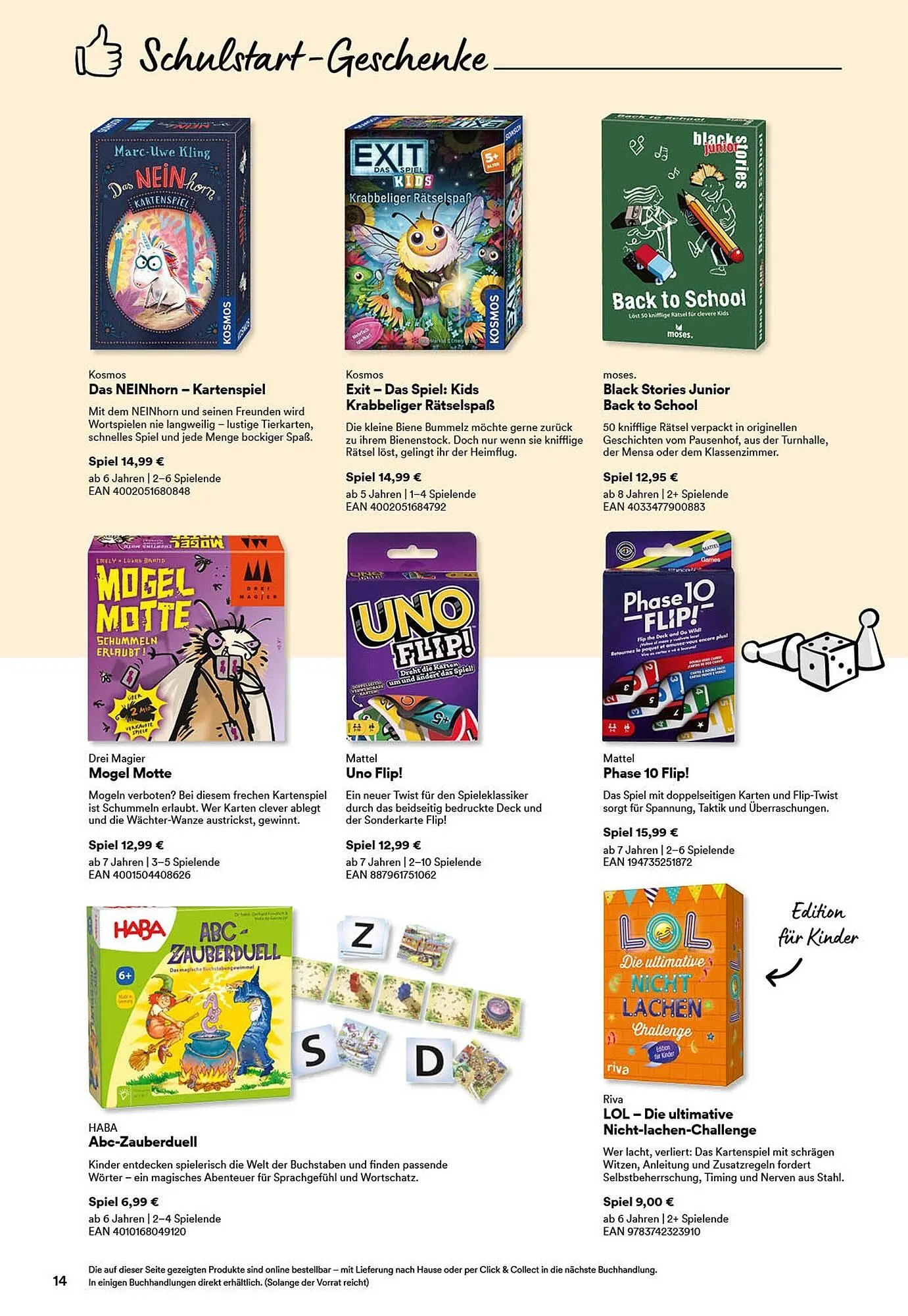 Thalia Prospekt von 21. Juli bis 17. August 2025 - Prospekt seite 14