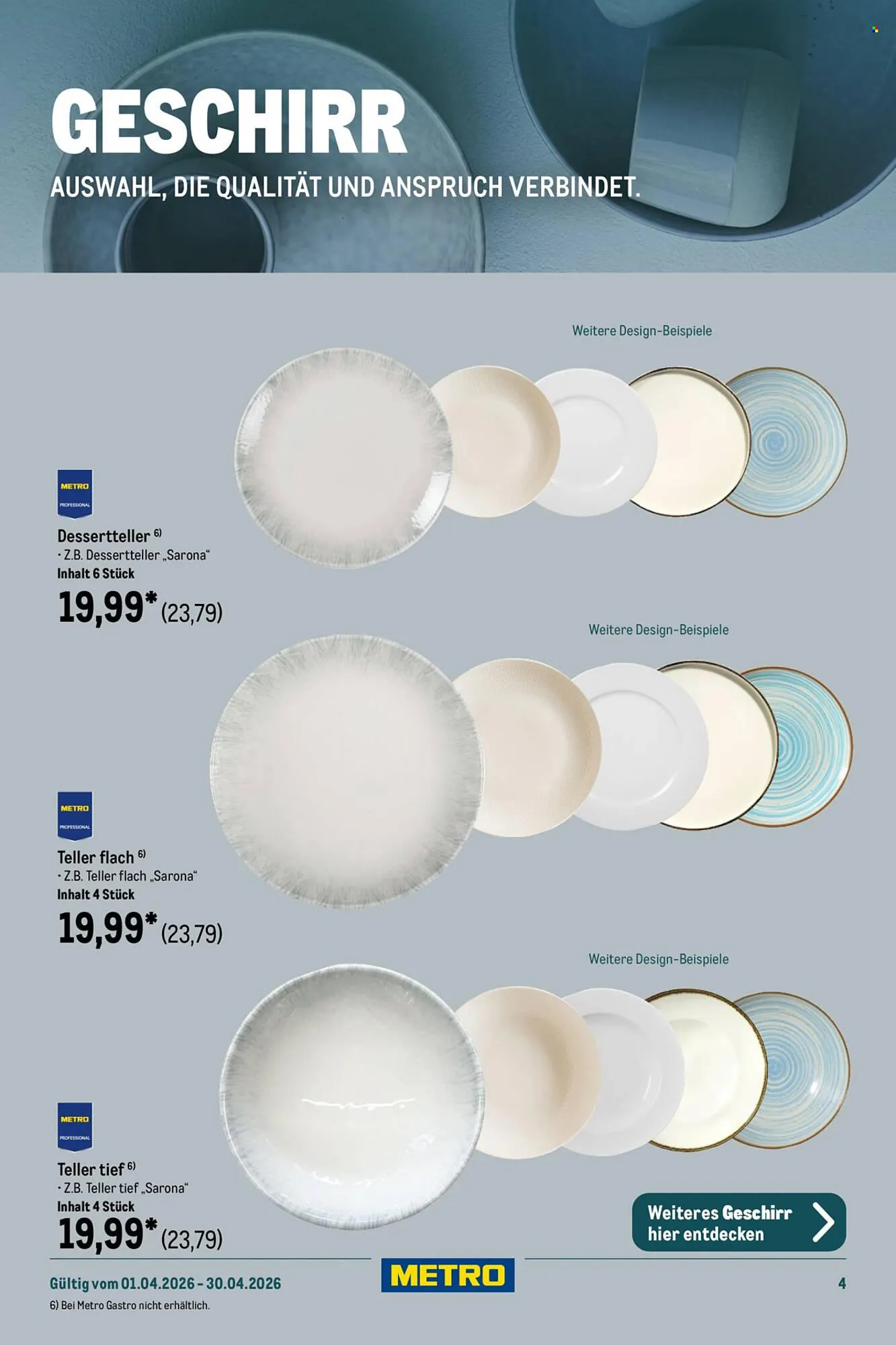 METRO Prospekt von 1. April bis 30. April 2026 - Prospekt seite 4