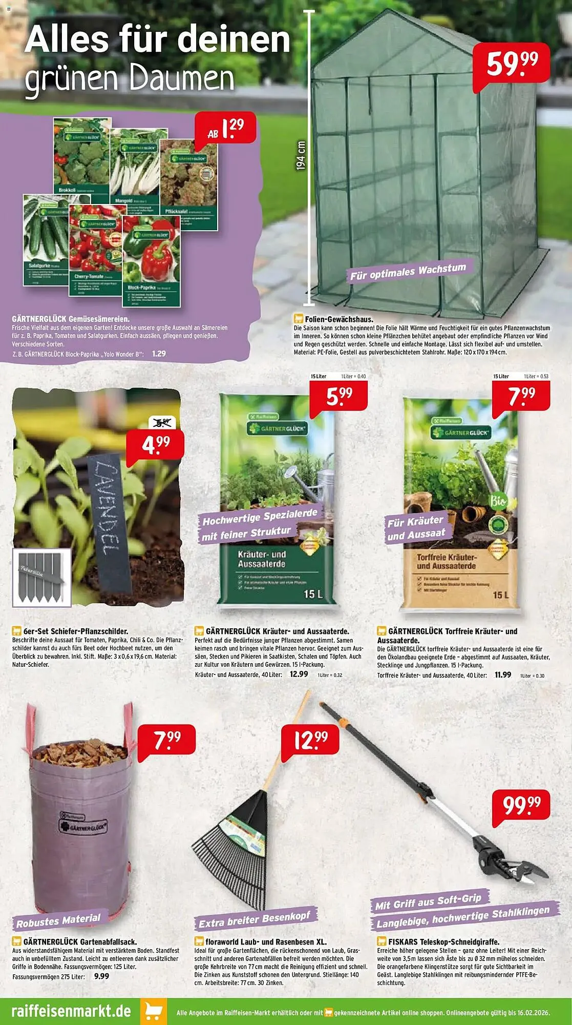 Raiffeisen Markt Prospekt von 28. Januar bis 28. Februar 2026 - Prospekt seite 4