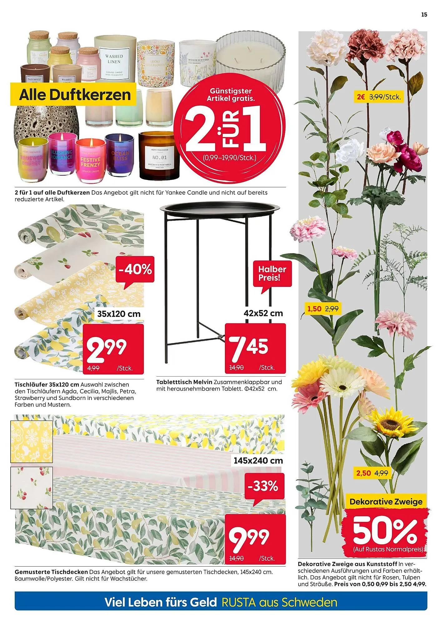 Rusta Prospekt von 21. März bis 27. März 2026 - Prospekt seite 15