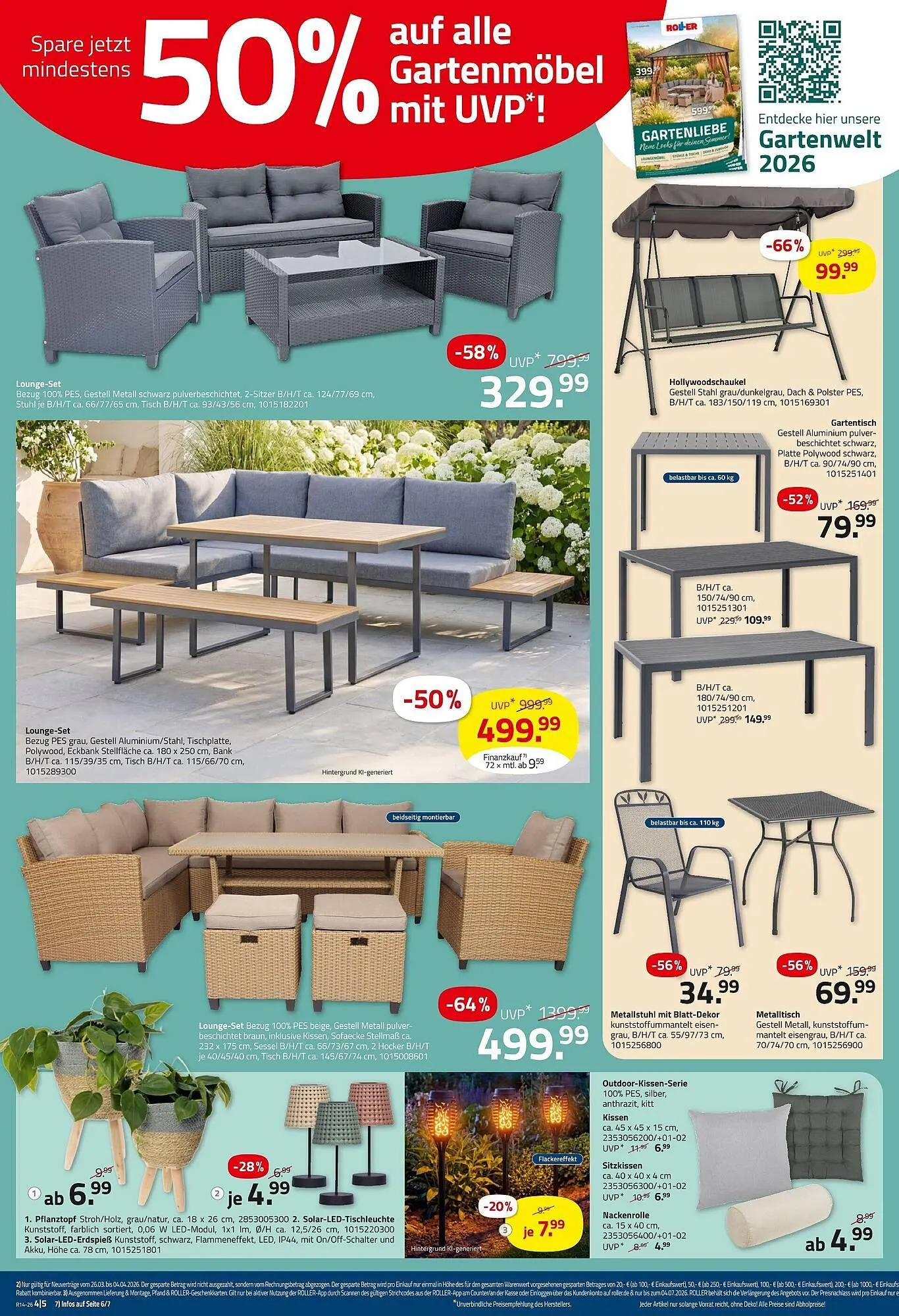 ROLLER Prospekt von 29. März bis 11. April 2026 - Prospekt seite 4