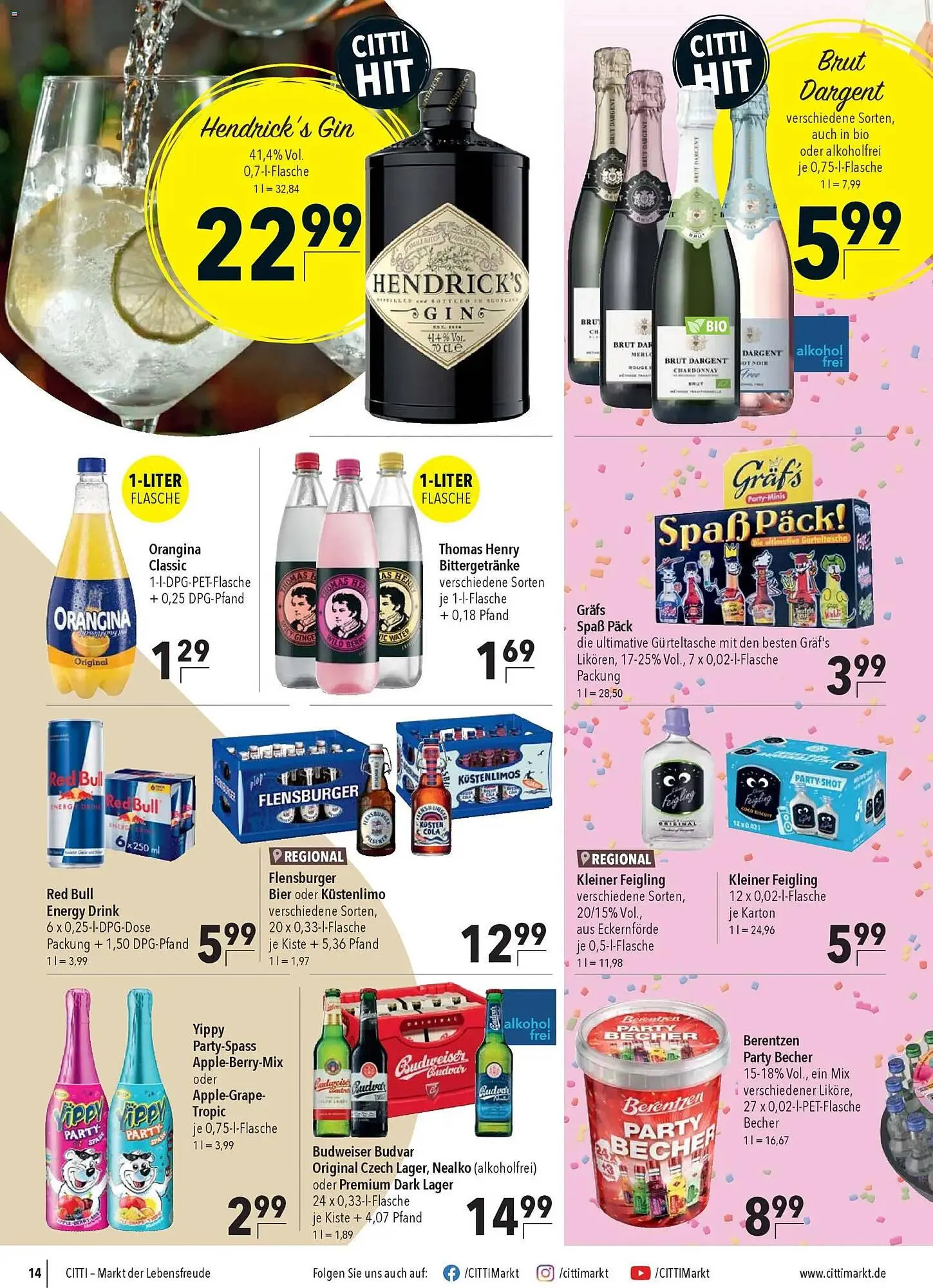 CITTI Markt Prospekt von 11. Februar bis 17. Februar 2026 - Prospekt seite 14