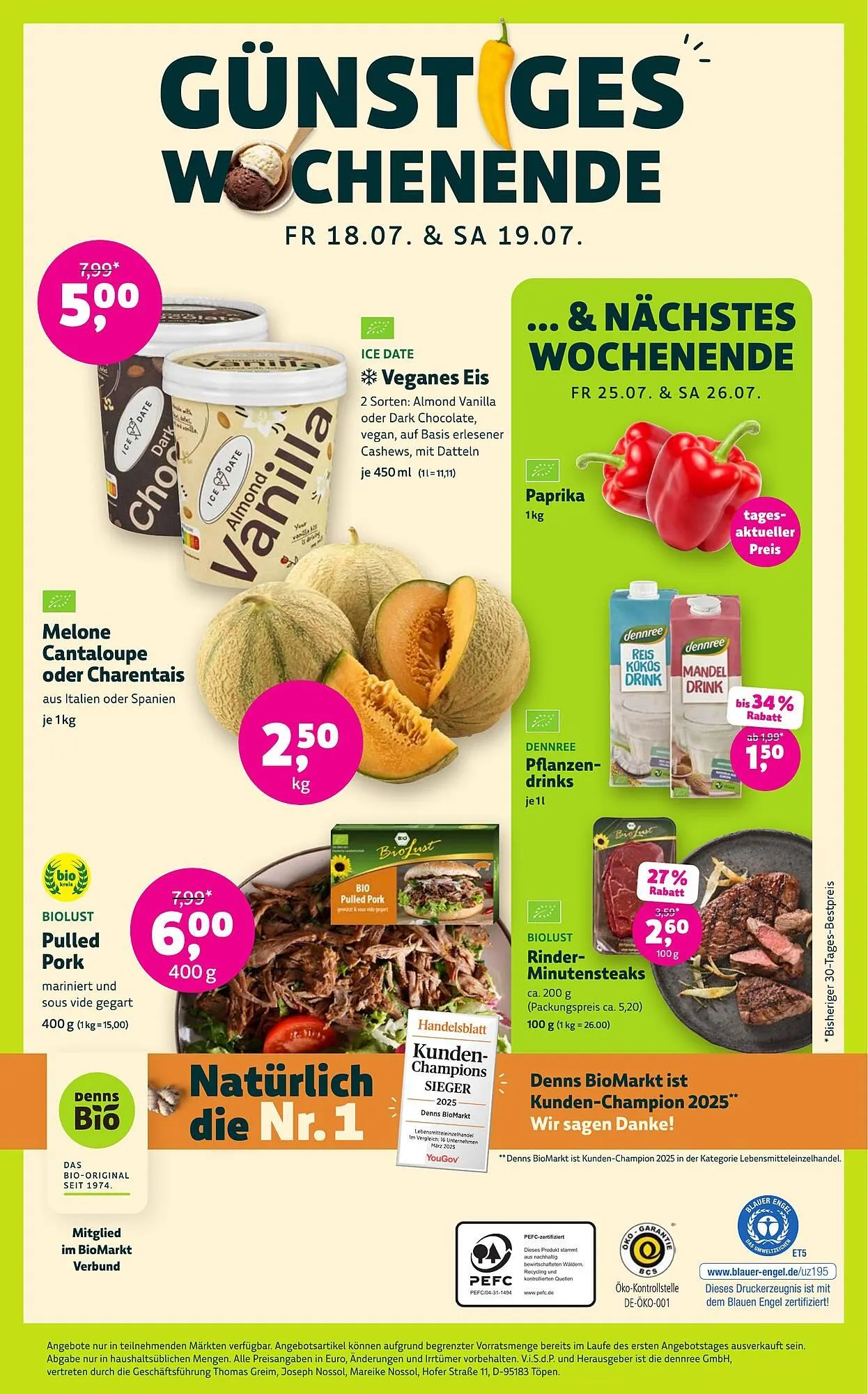 Aleco Biomarkt Prospekt von 16. Juli bis 29. Juli 2025 - Prospekt seite 16