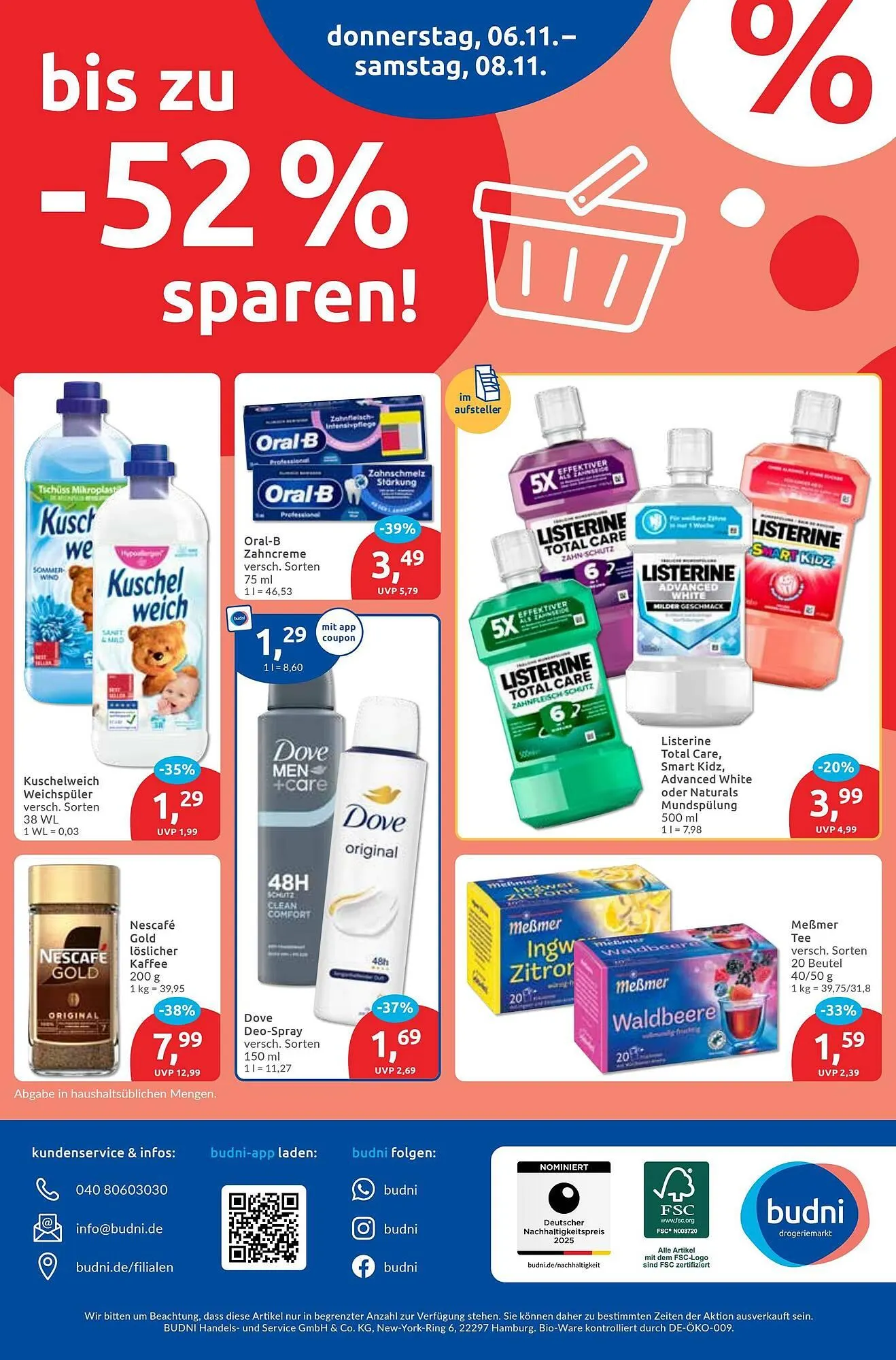 Budni Prospekt von 3. November bis 8. November 2025 - Prospekt seite 8