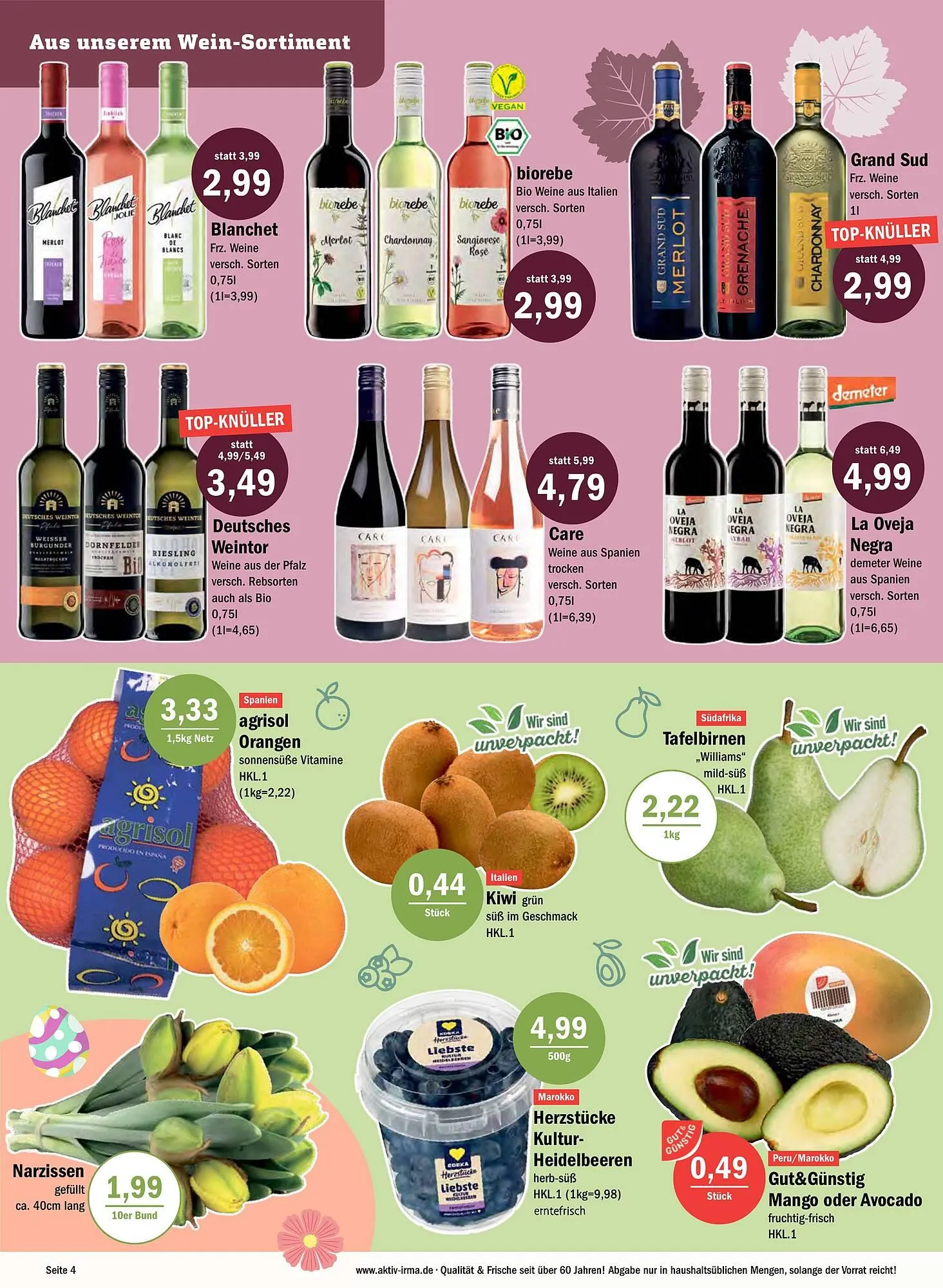 Aktiv Irma Prospekt von 31. März bis 5. April 2025 - Prospekt seite 4