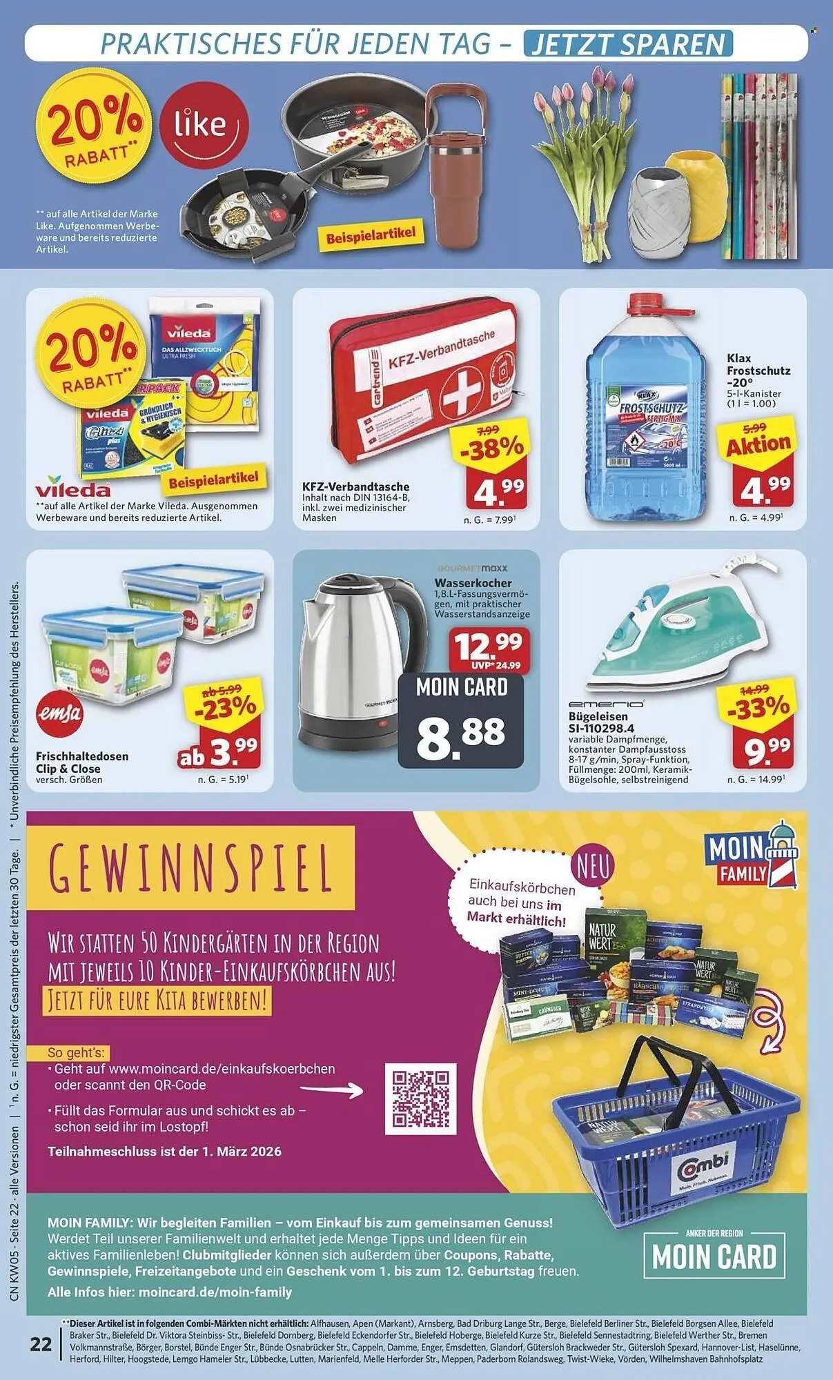 Combi Prospekt von 26. Januar bis 31. Januar 2026 - Prospekt seite 22