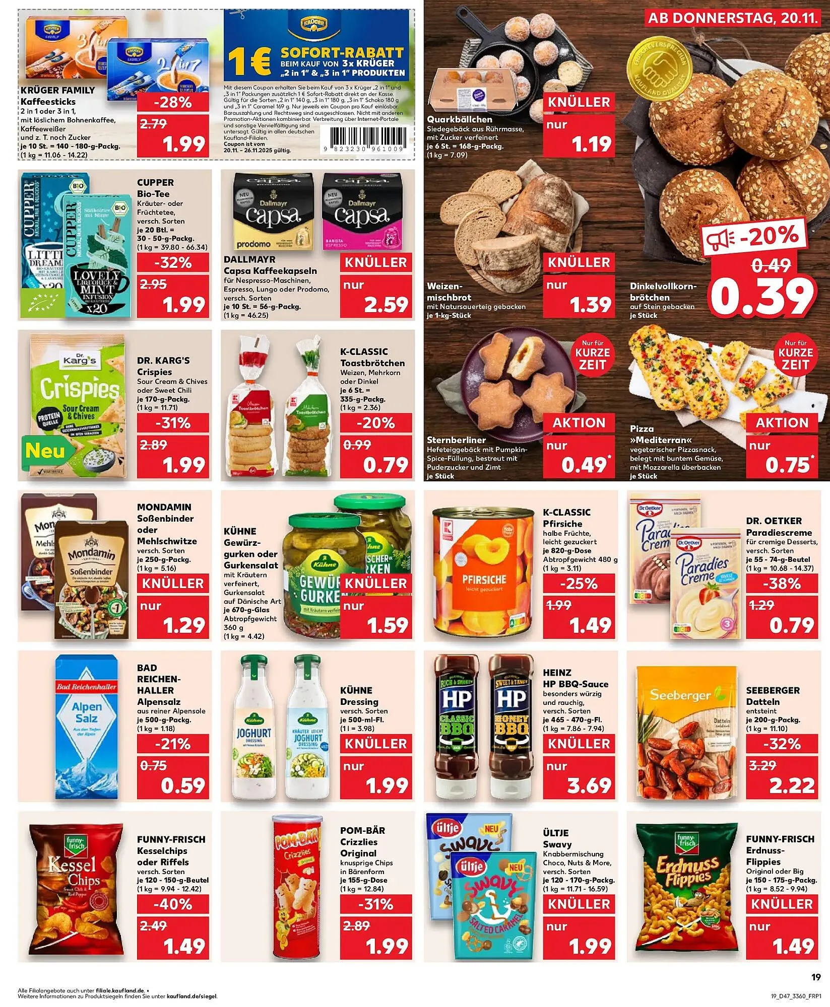 Kaufland Prospekt von 23. November bis 26. November 2025 - Prospekt seite 19