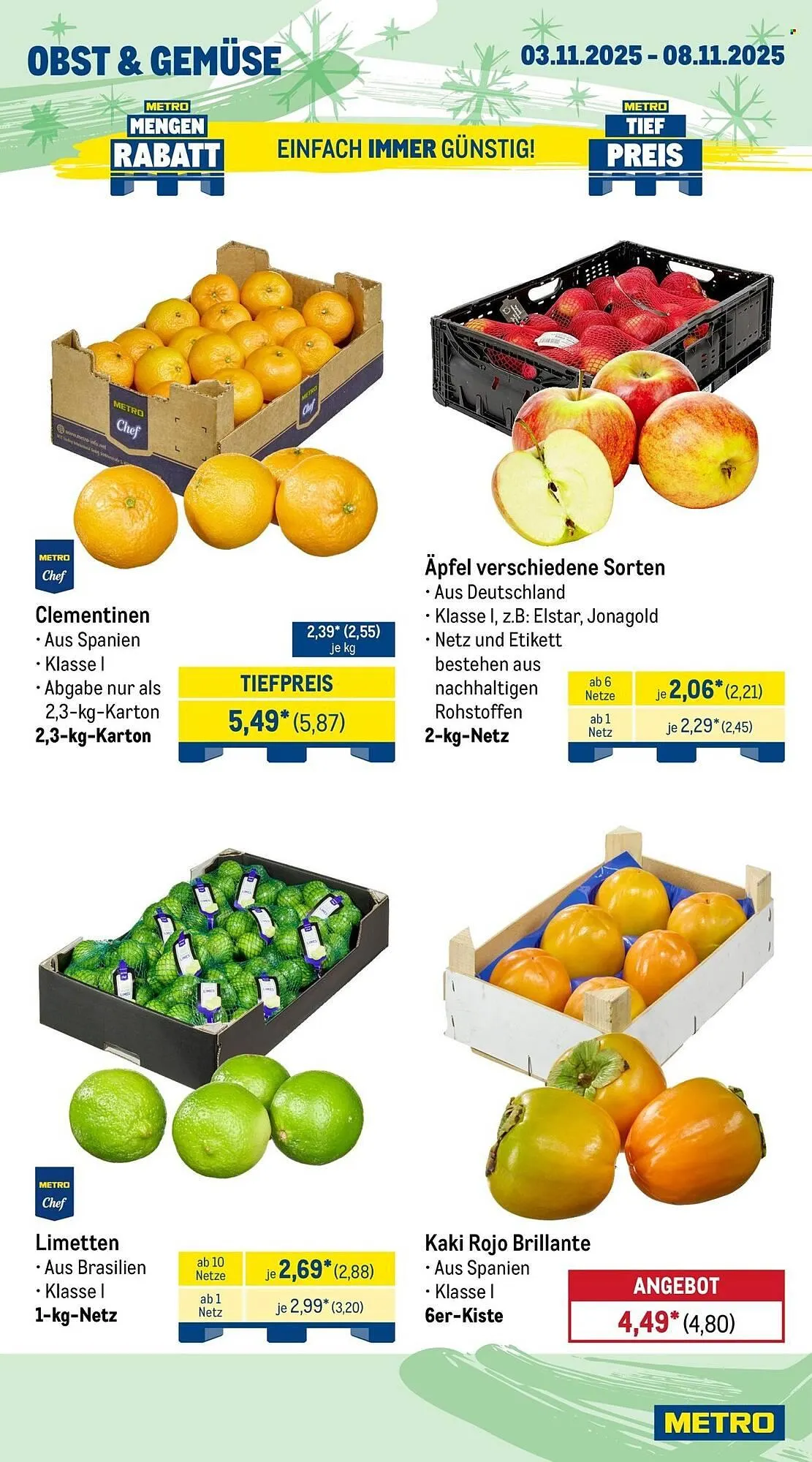 METRO Prospekt von 3. November bis 8. November 2025 - Prospekt seite 9