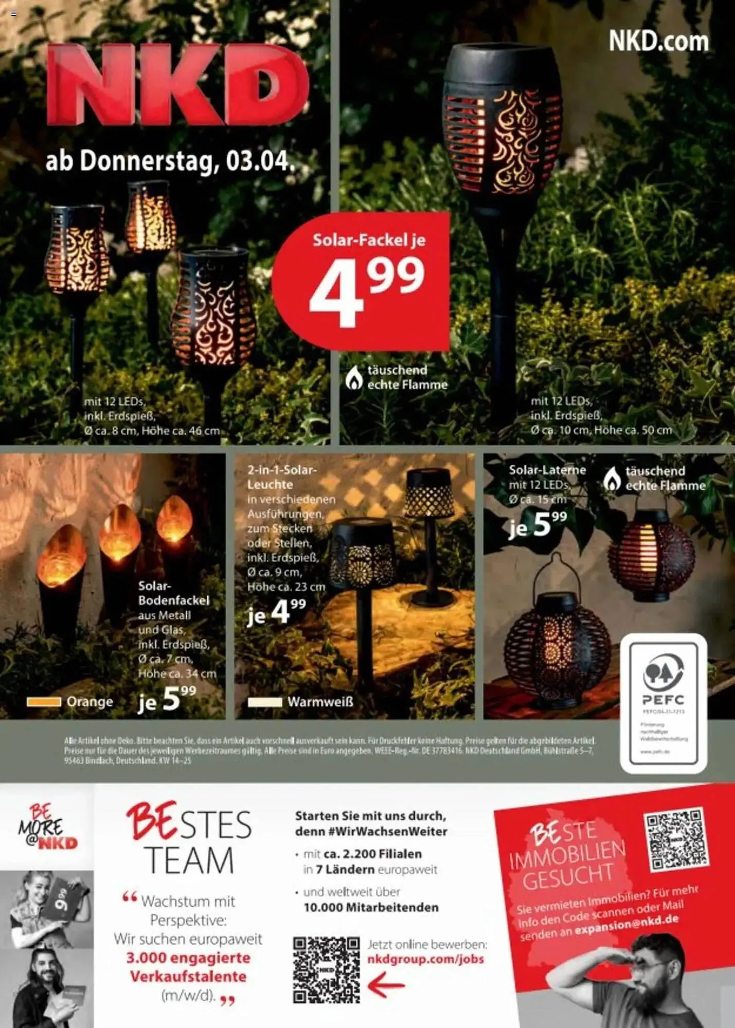 NKD Prospekt von 3. April bis 3. Mai 2025 - Prospekt seite 20