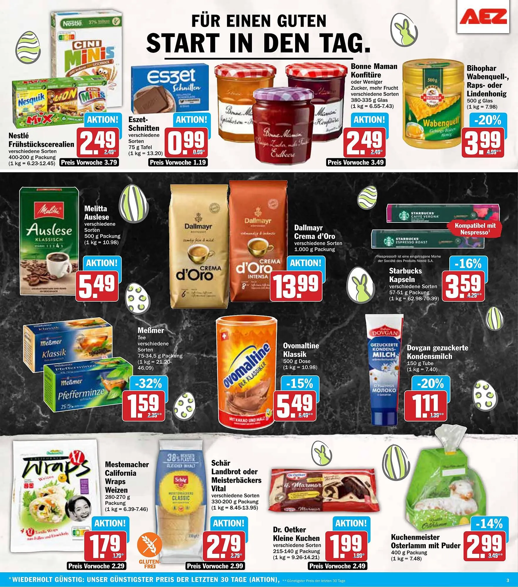AEZ Prospekt von 7. April bis 12. April 2025 - Prospekt seite 3