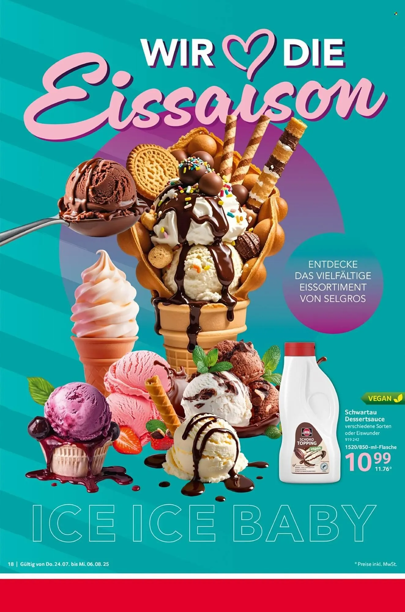 Selgros Prospekt von 24. Juli bis 6. August 2025 - Prospekt seite 18
