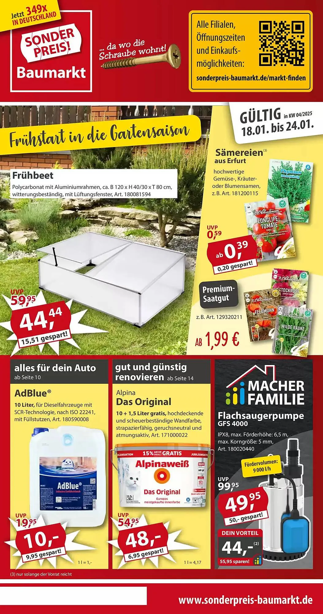 Sonderpreis Baumarkt Prospekt - 1