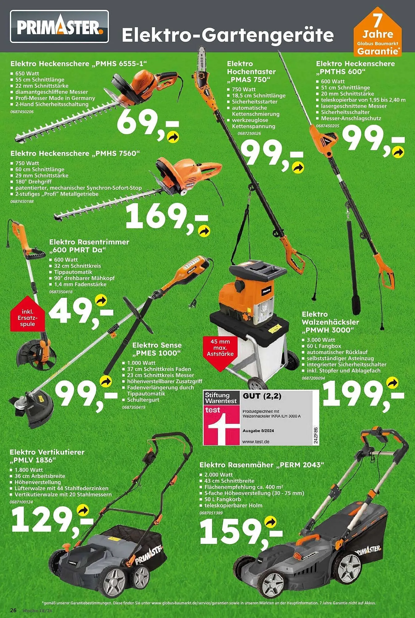 Globus Baumarkt Prospekt von 26. April bis 2. Mai 2026 - Prospekt seite 26