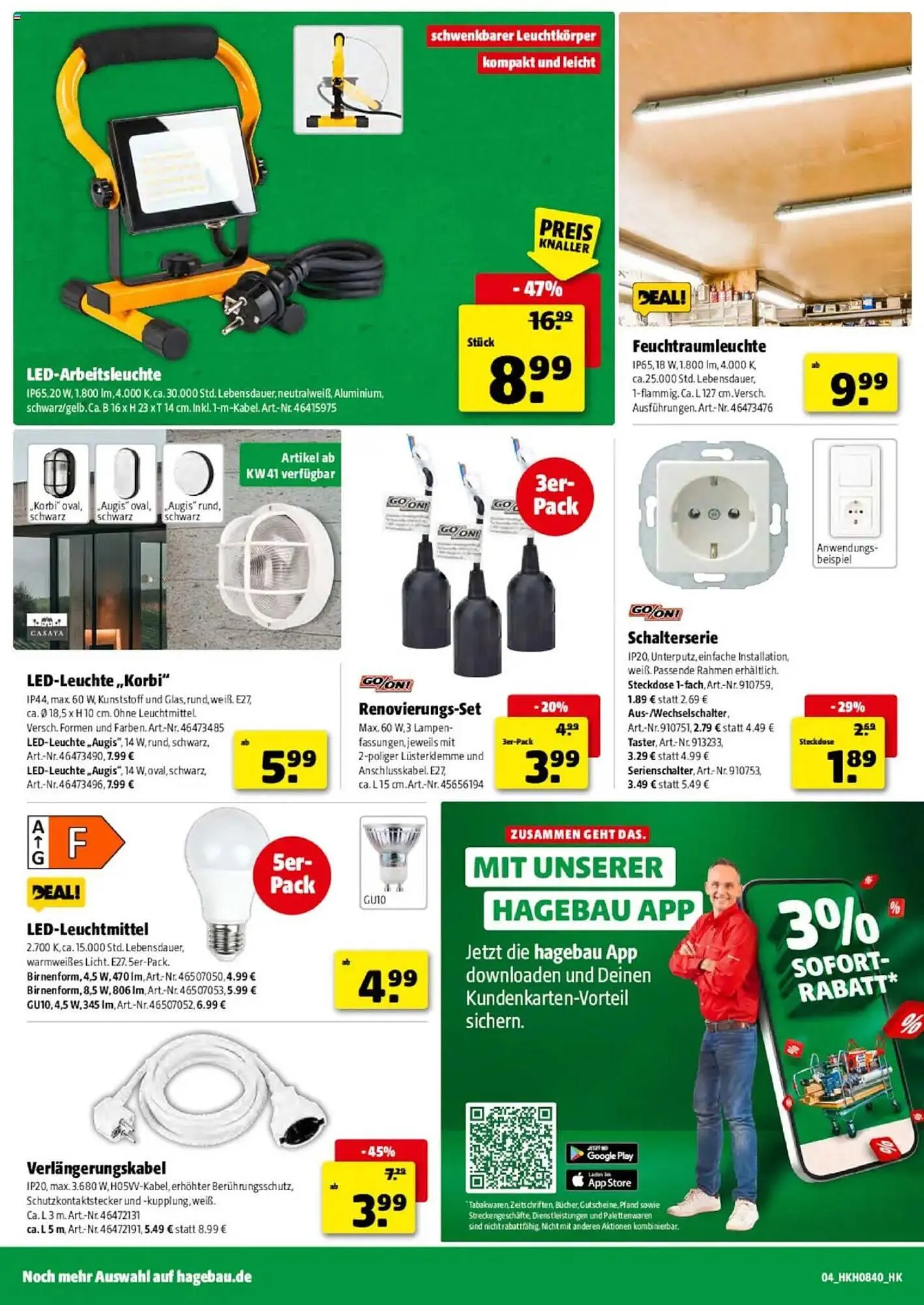 Hagebau Prospekt von 4. Oktober bis 11. Oktober 2025 - Prospekt seite 4