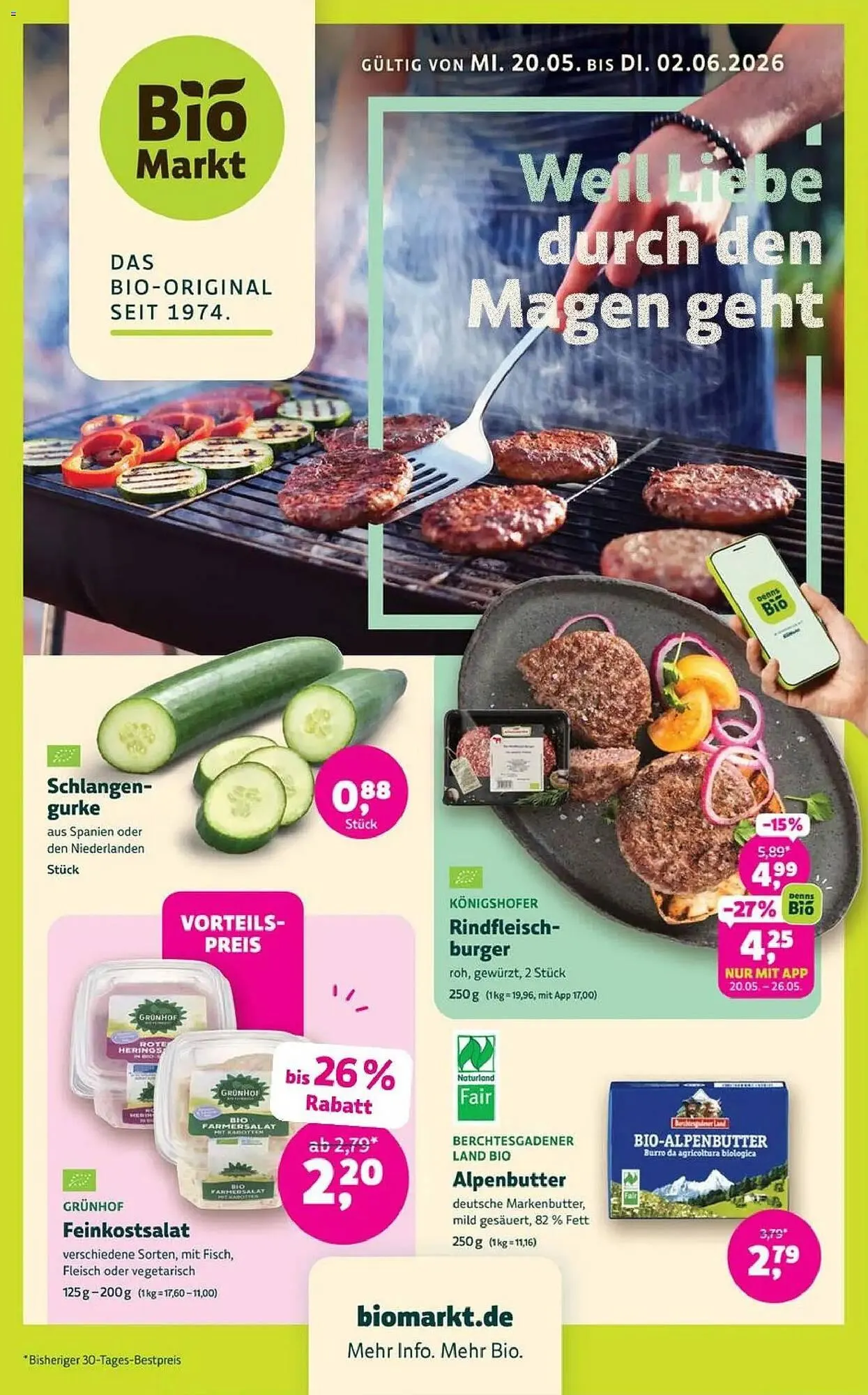 Biomarkt Prospekt von 20. Mai bis 2. Juni 2026 - Prospekt seite 1