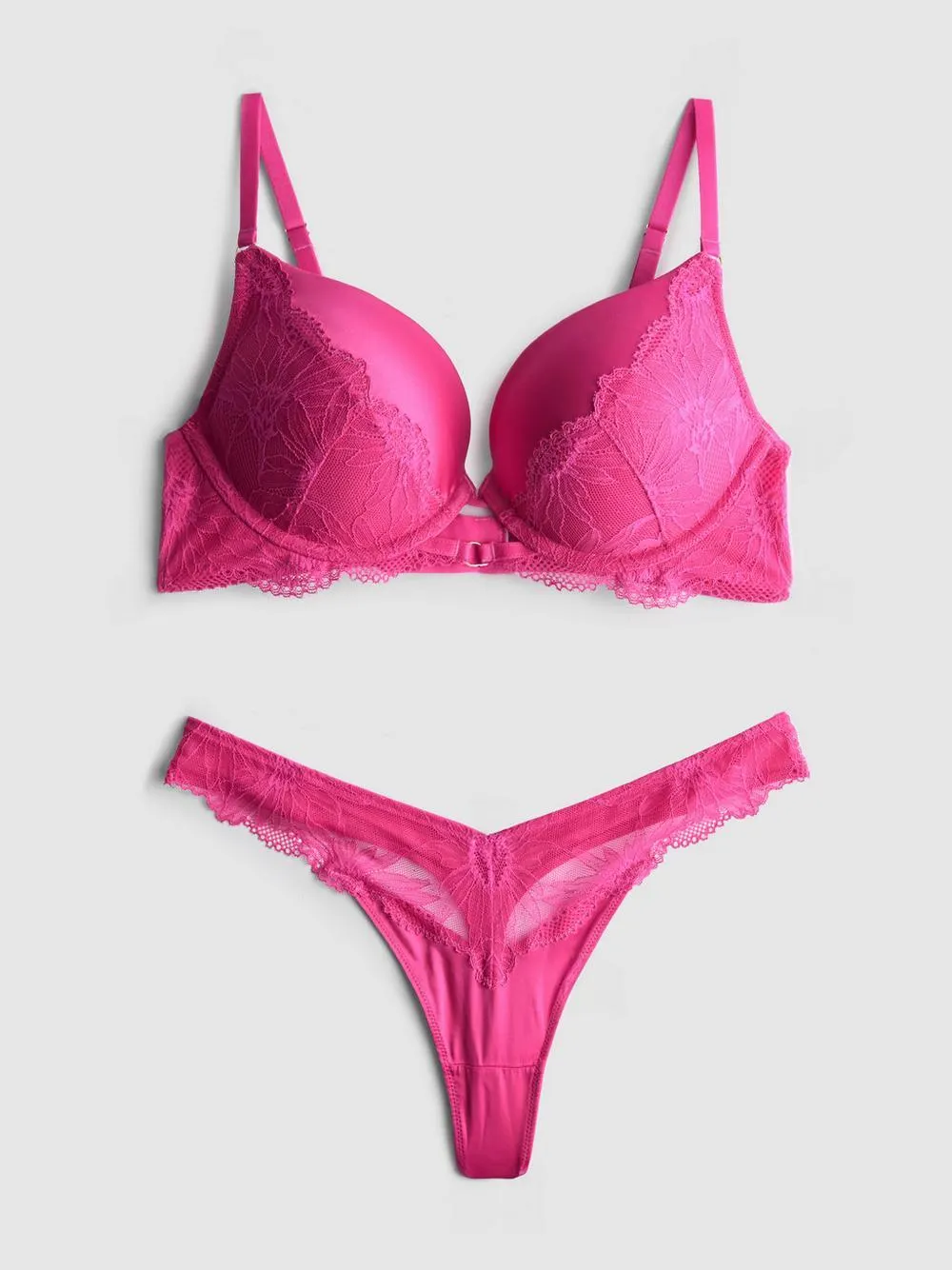 Spitzenunterwäscheset mit Maximizer-BH