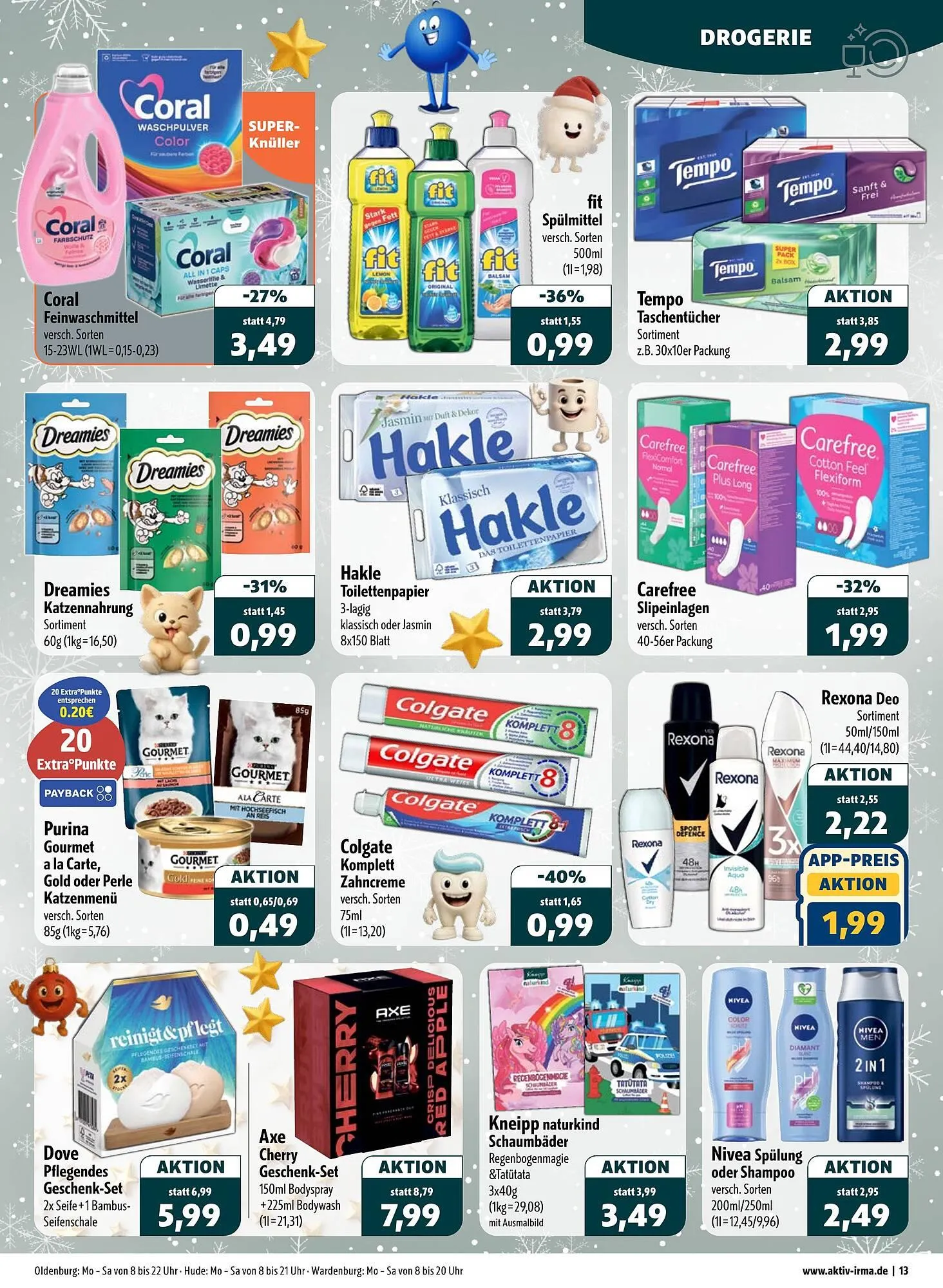 Aktiv Irma Prospekt von 1. Dezember bis 6. Dezember 2025 - Prospekt seite 13