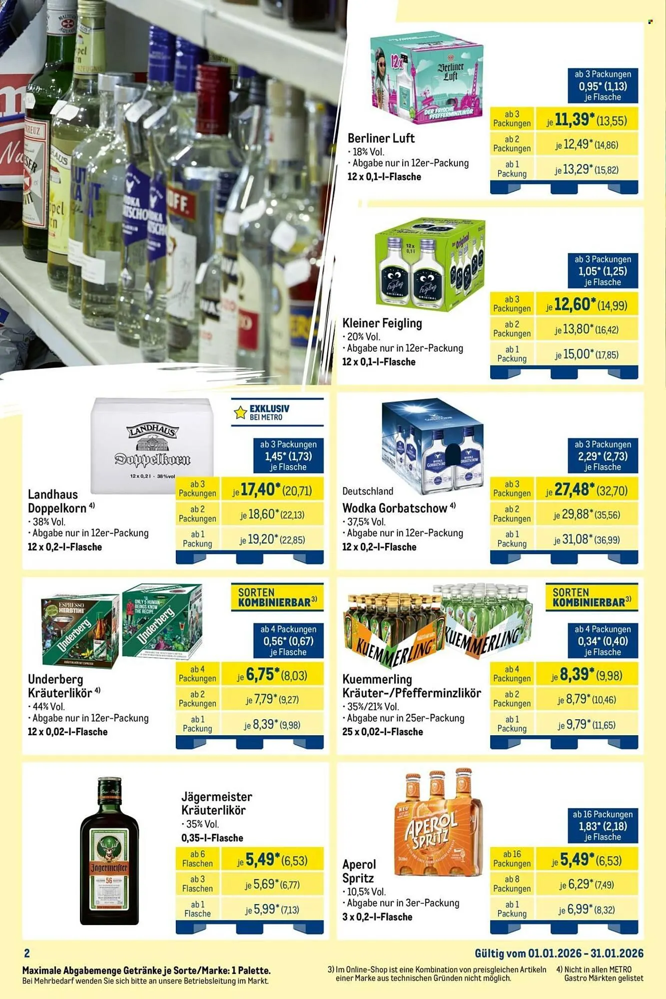 METRO Prospekt von 1. Januar bis 31. Januar 2026 - Prospekt seite 2