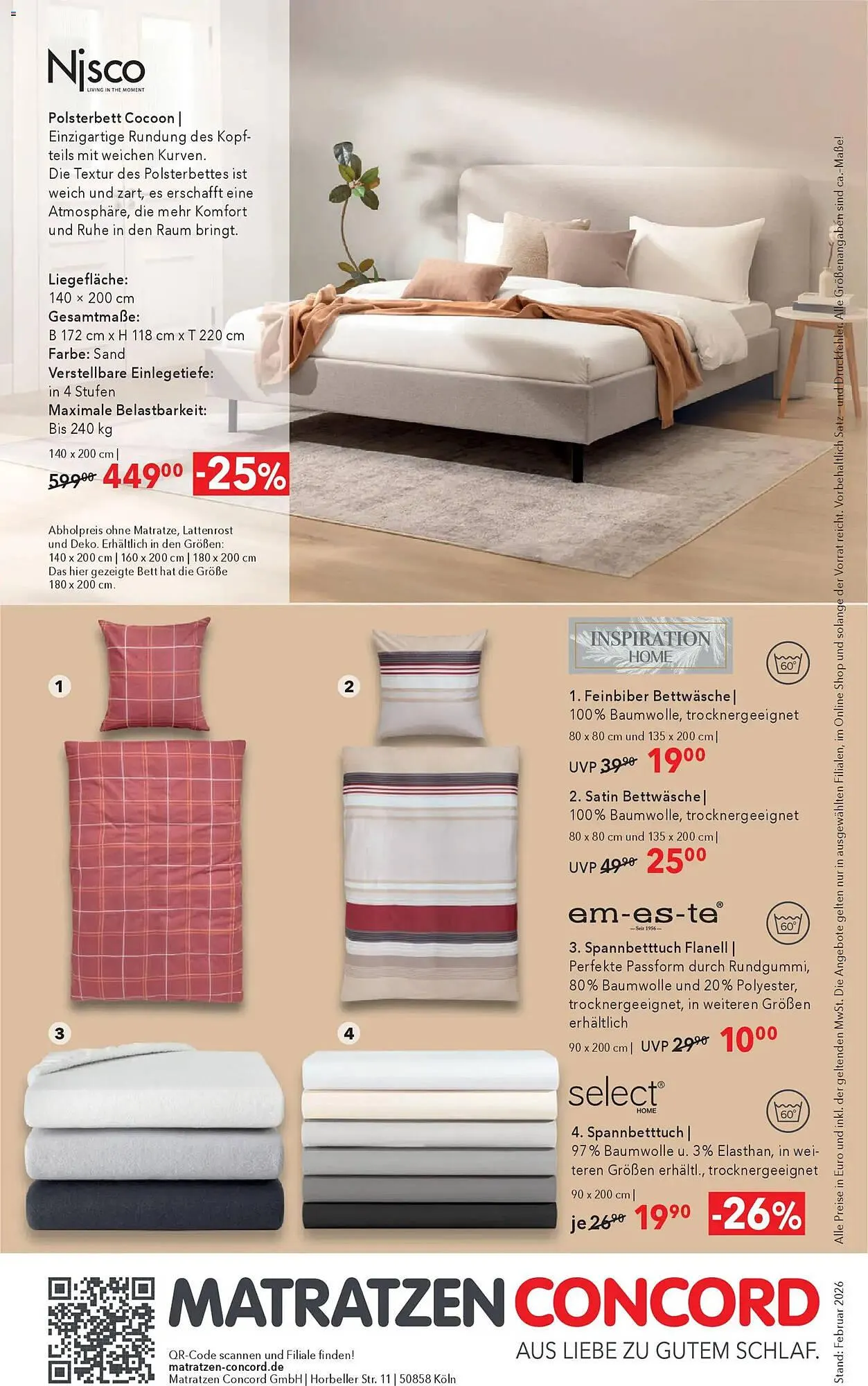 Matratzen Concord Prospekt von 25. Februar bis 24. März 2026 - Prospekt seite 8