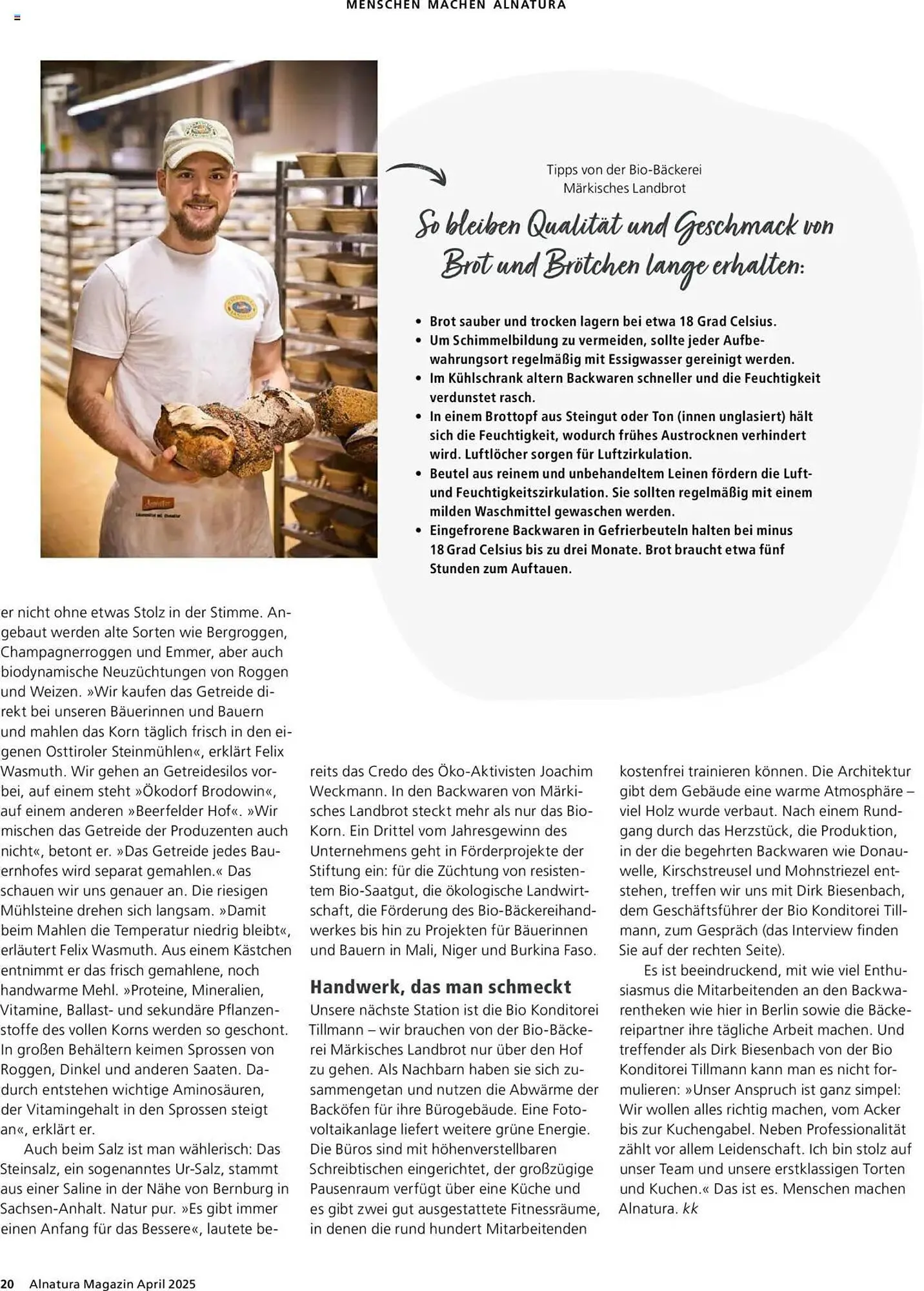 Alnatura Prospekt von 1. April bis 30. April 2025 - Prospekt seite 20