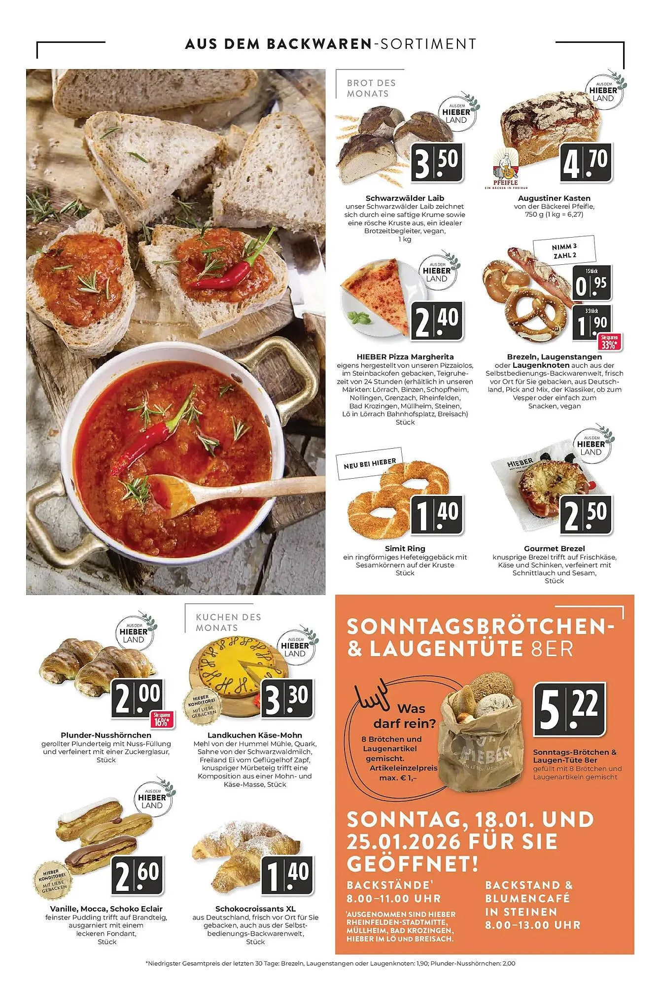Hieber's Frische Center Prospekt von 18. Januar bis 24. Januar 2026 - Prospekt seite 6