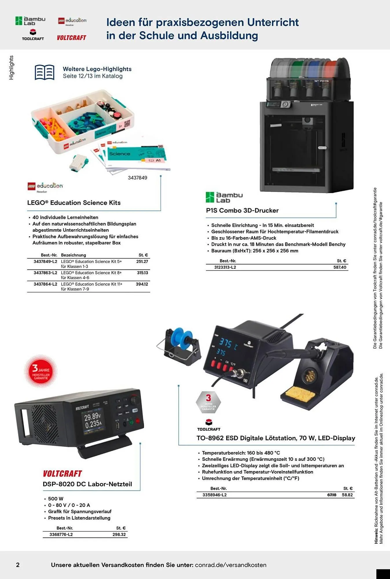 Conrad Prospekt von 25. September bis 31. Dezember 2025 - Prospekt seite 2
