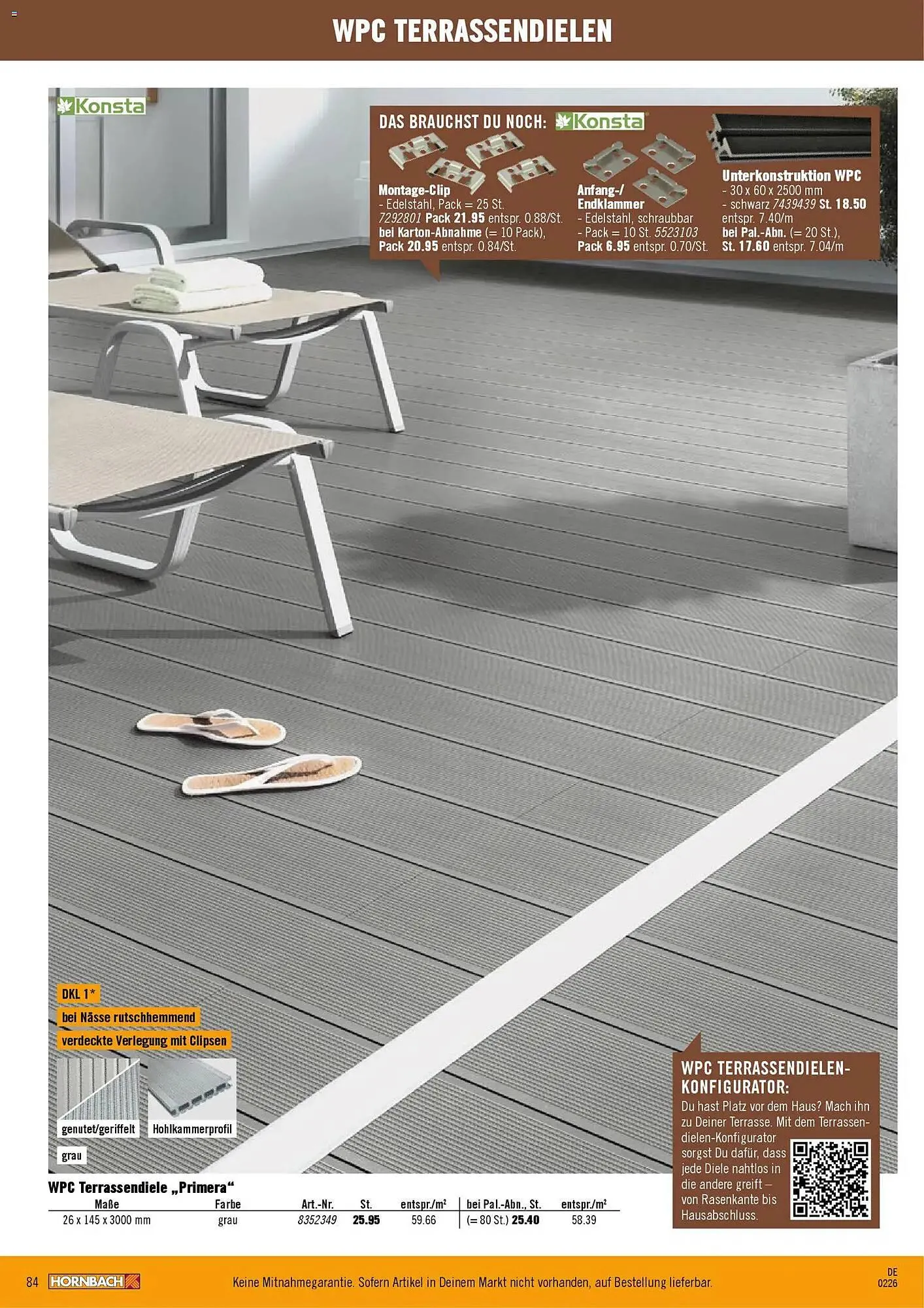 Hornbach Prospekt von 12. Februar bis 31. Dezember 2026 - Prospekt seite 84