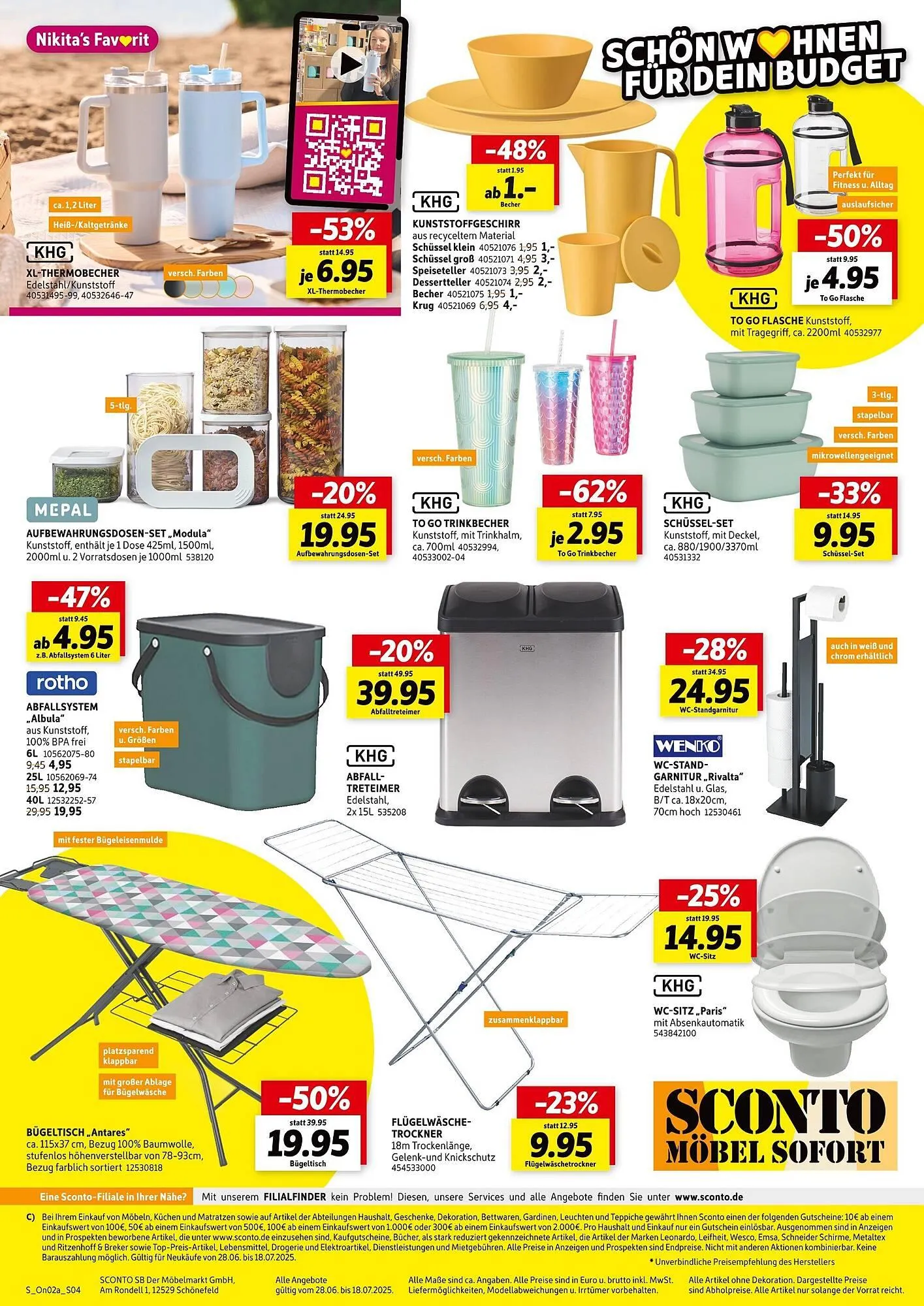 SCONTO Prospekt von 28. Juni bis 18. Juli 2025 - Prospekt seite 4