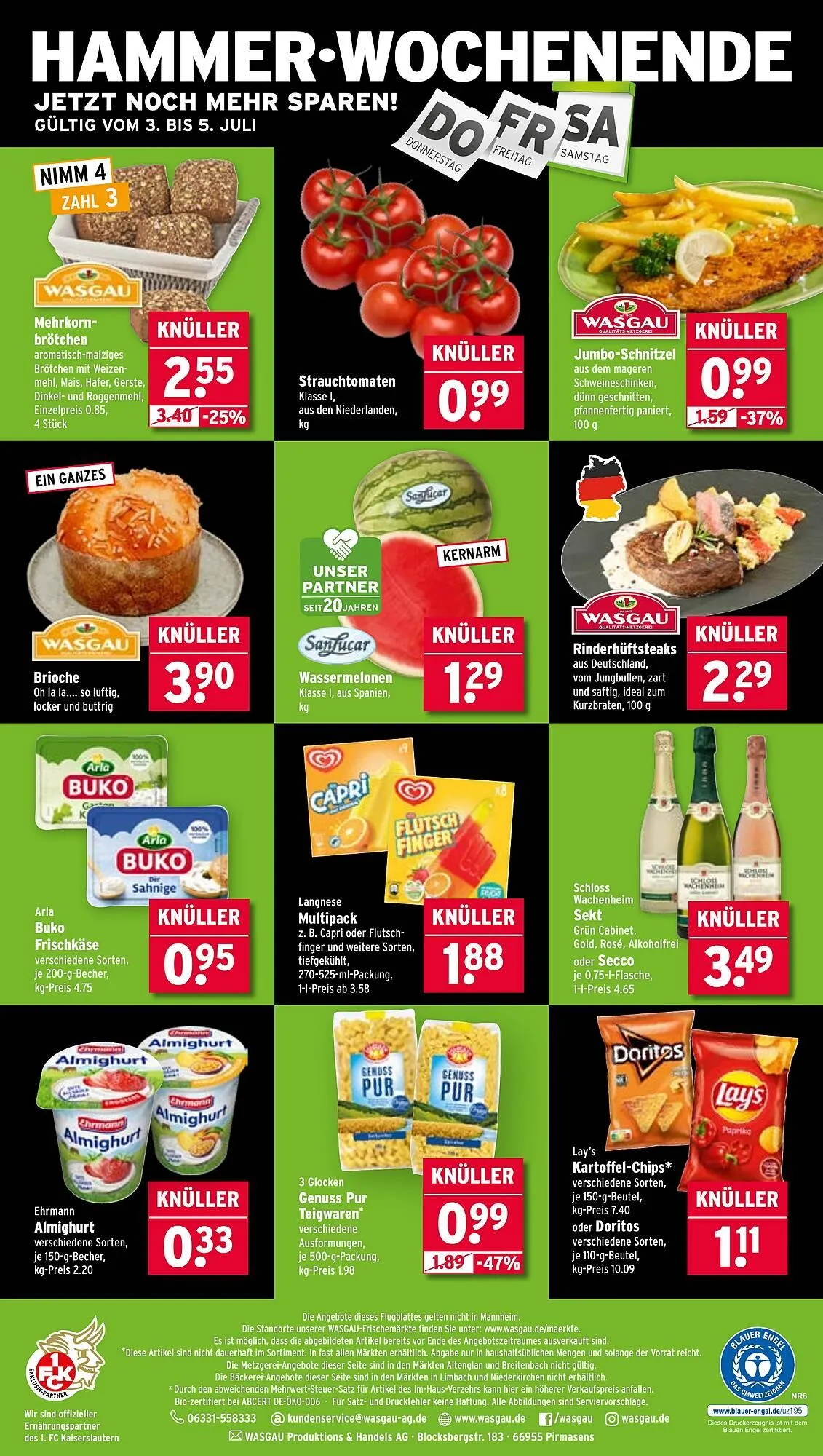 Wasgau Prospekt von 30. Juni bis 5. Juli 2025 - Prospekt seite 24