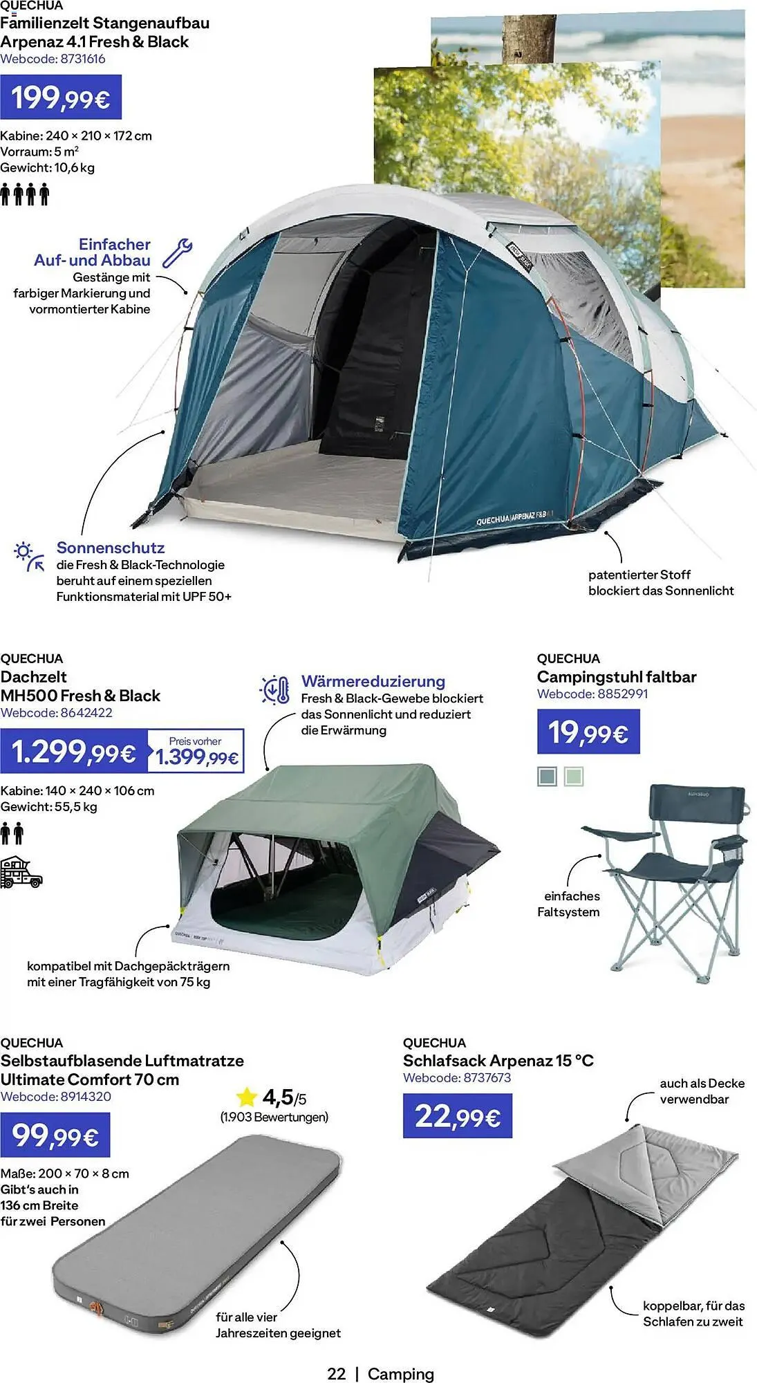 Decathlon Prospekt von 27. März bis 27. April 2025 - Prospekt seite 22
