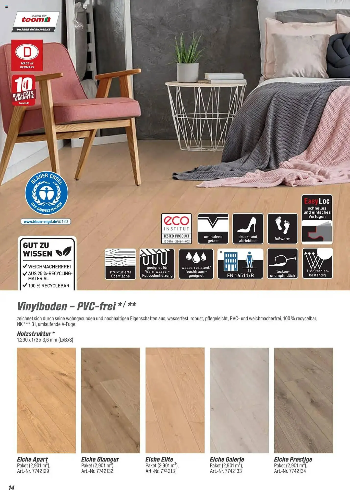 toom Baumarkt Prospekt von 21. August bis 31. Dezember 2025 - Prospekt seite 14