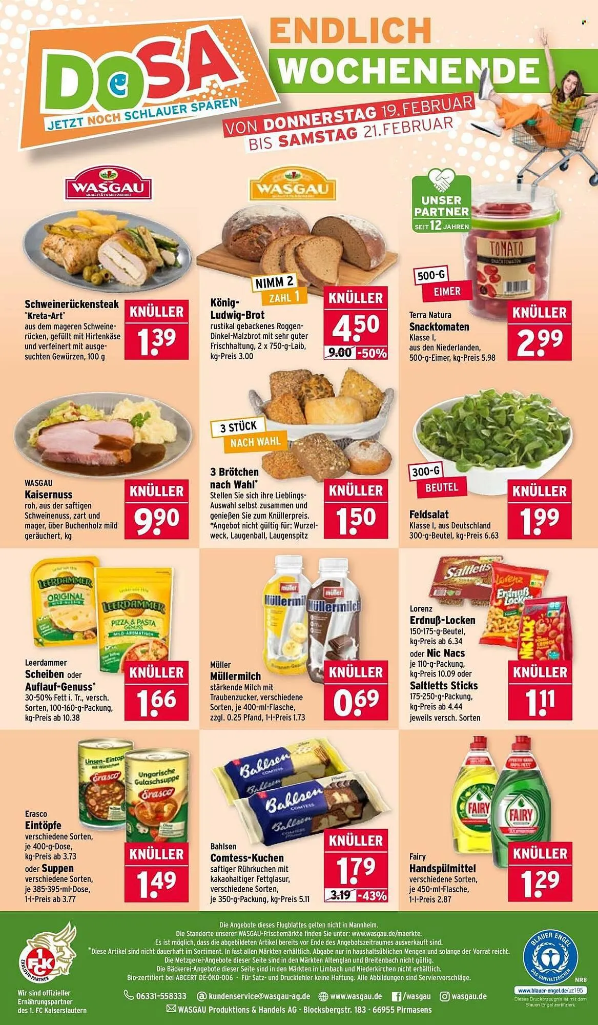 Wasgau Prospekt von 16. Februar bis 21. Februar 2026 - Prospekt seite 24