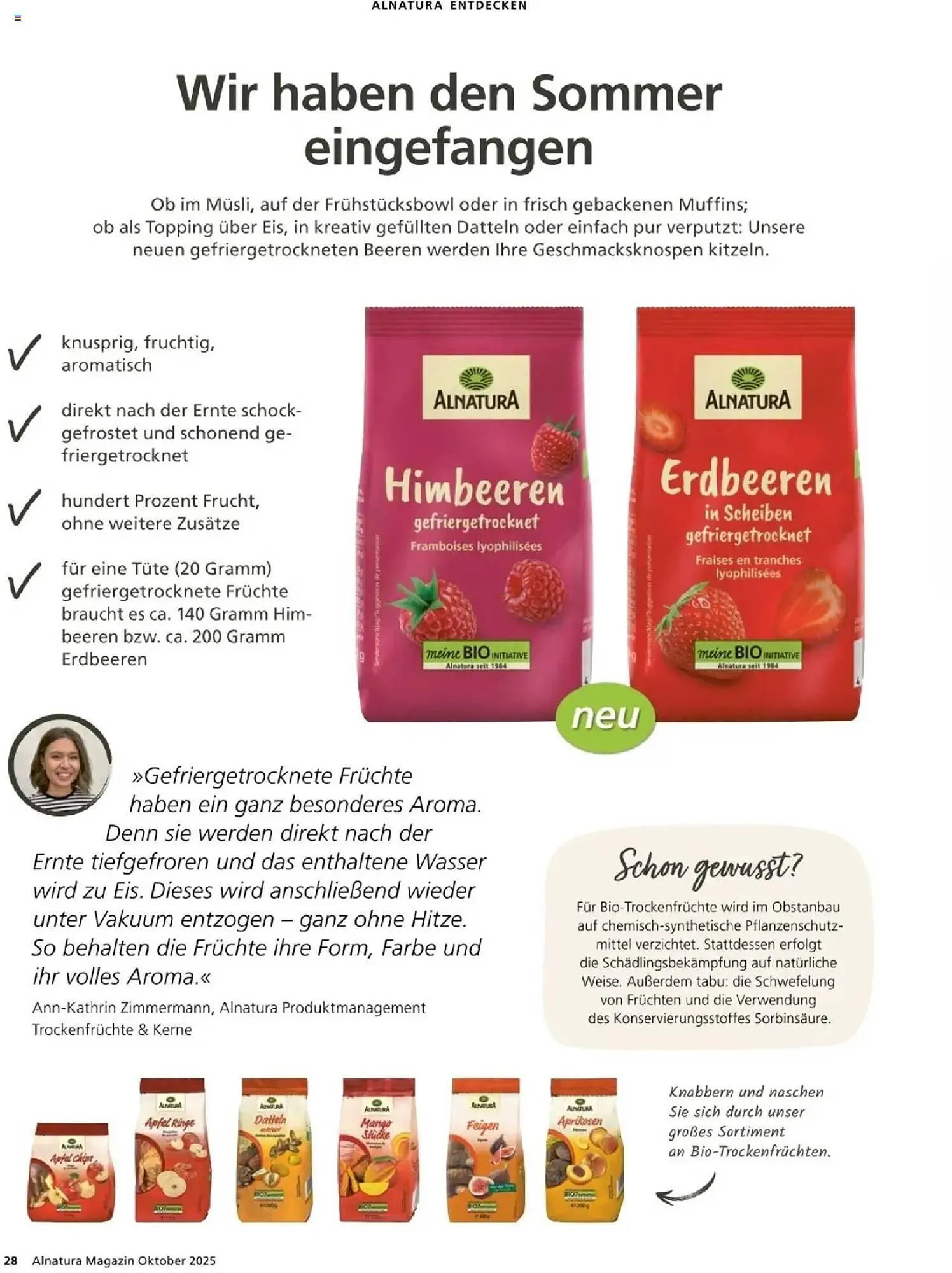 Alnatura Prospekt von 1. Oktober bis 31. Oktober 2025 - Prospekt seite 28