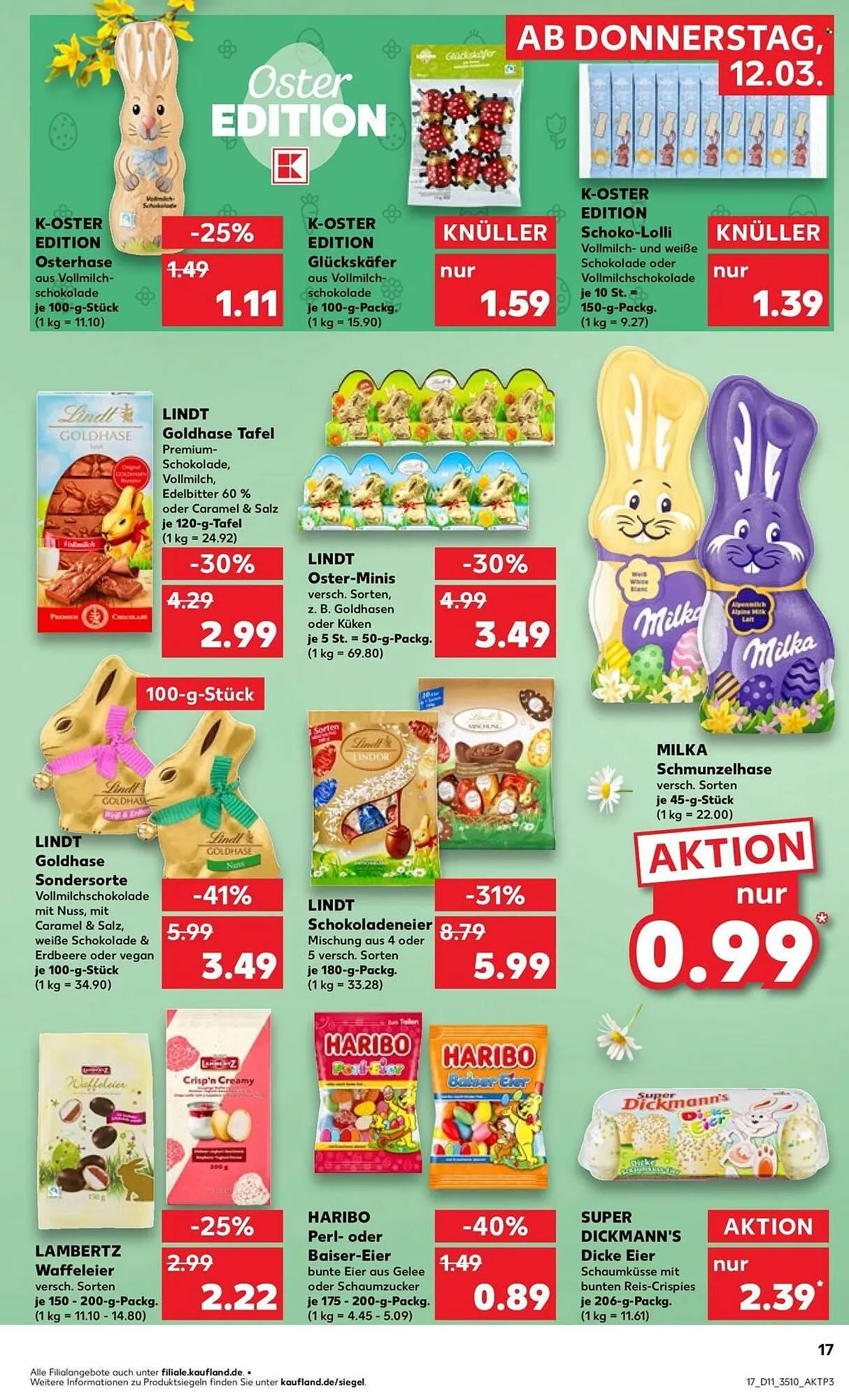 Kaufland Prospekt von 12. März bis 18. März 2026 - Prospekt seite 17