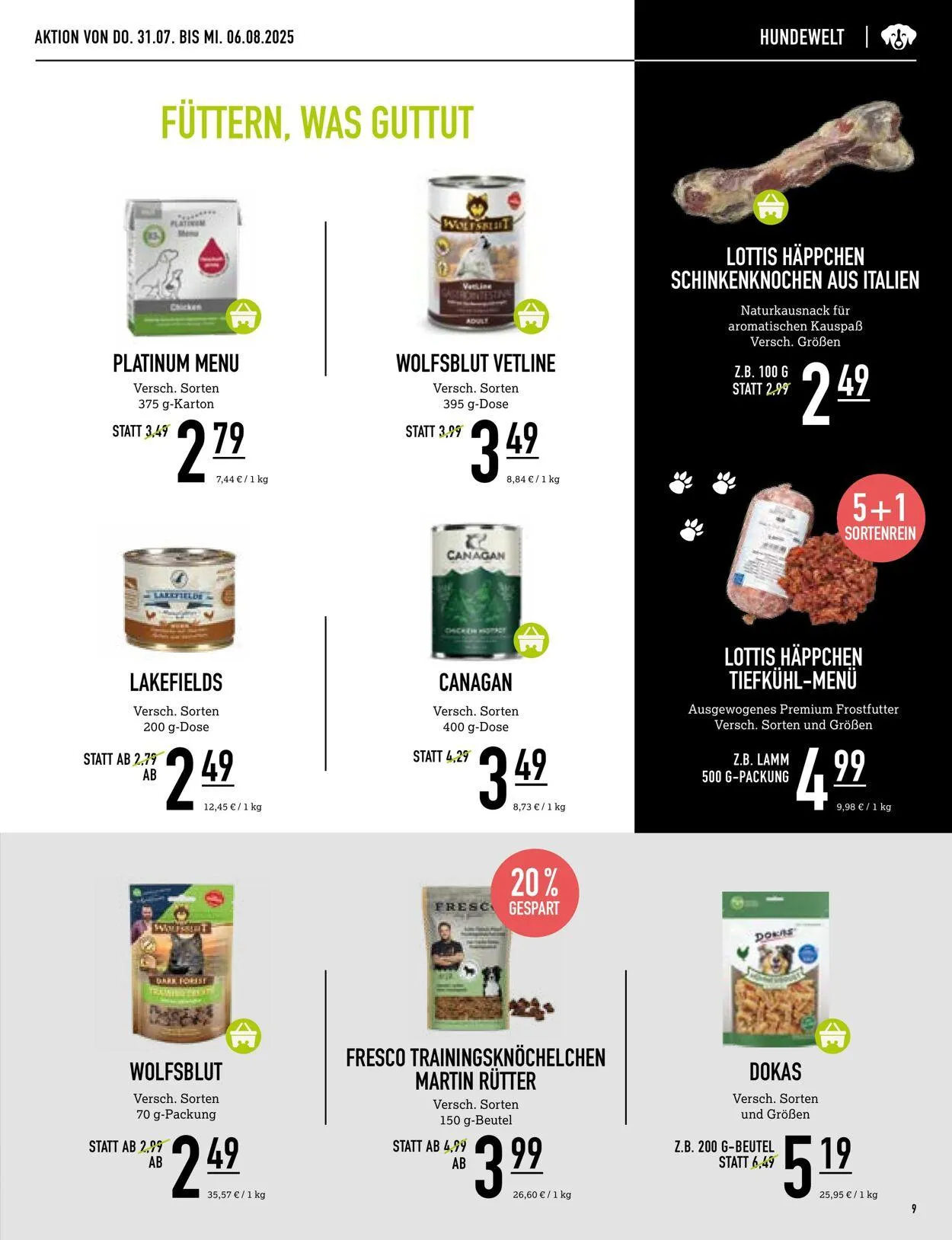 Kölle Zoo Aktueller Prospekt von 30. Juli bis 13. August 2025 - Prospekt seite 9