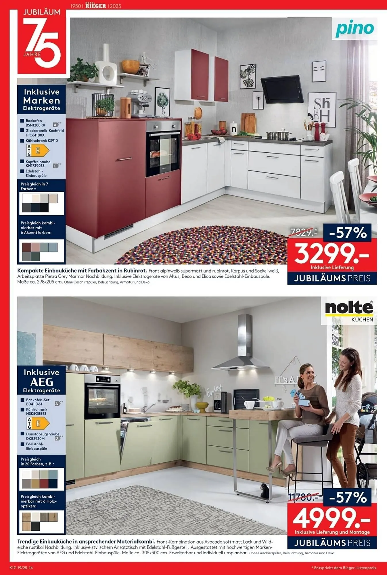 Möbel Rieger Prospekt von 30. April bis 6. Mai 2025 - Prospekt seite 14